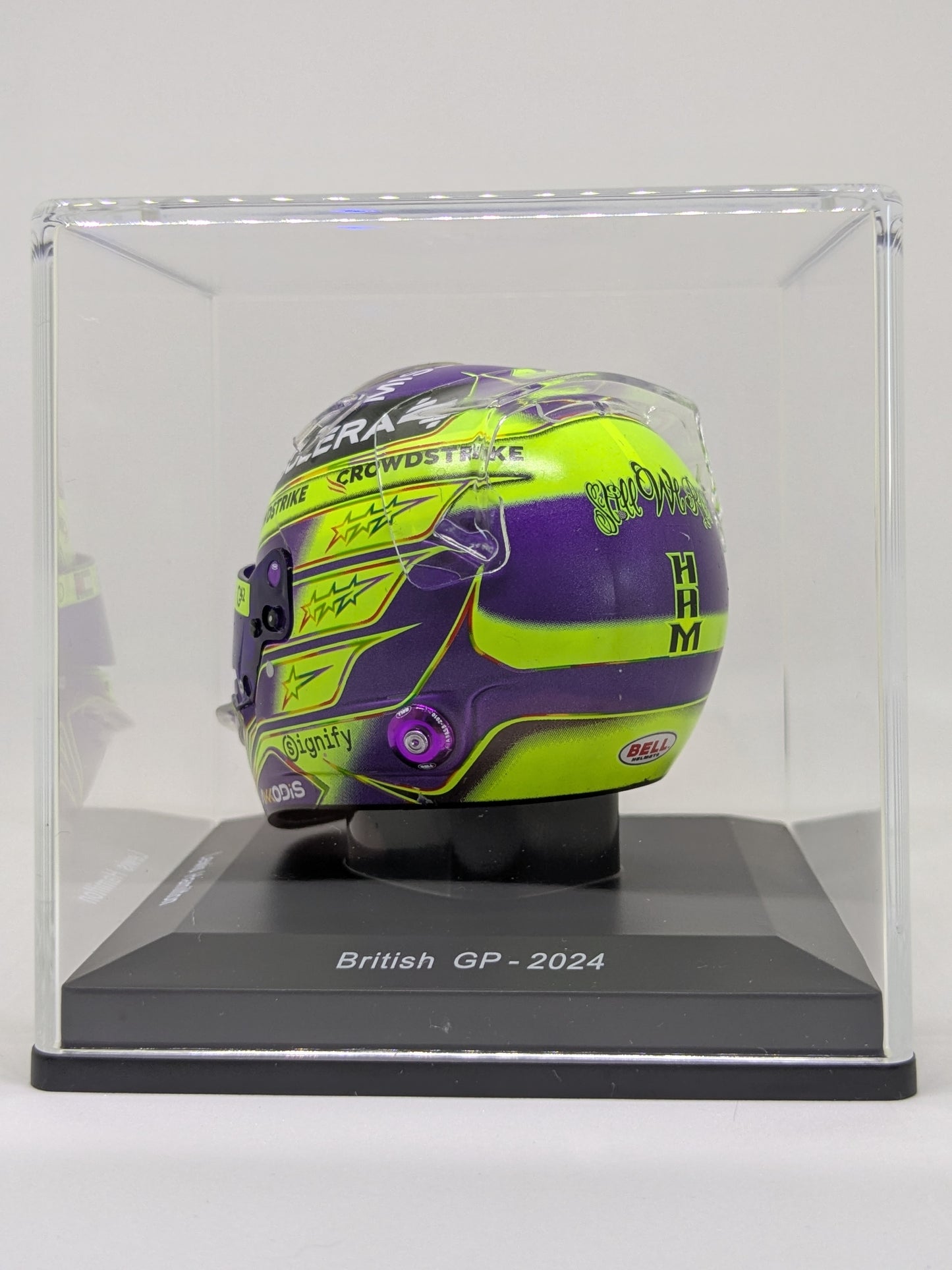 Spark 5HF145 Casque 1:5 - Lewis Hamilton - Mercedes-AMG Petronas F1 Team - British GP 2024
