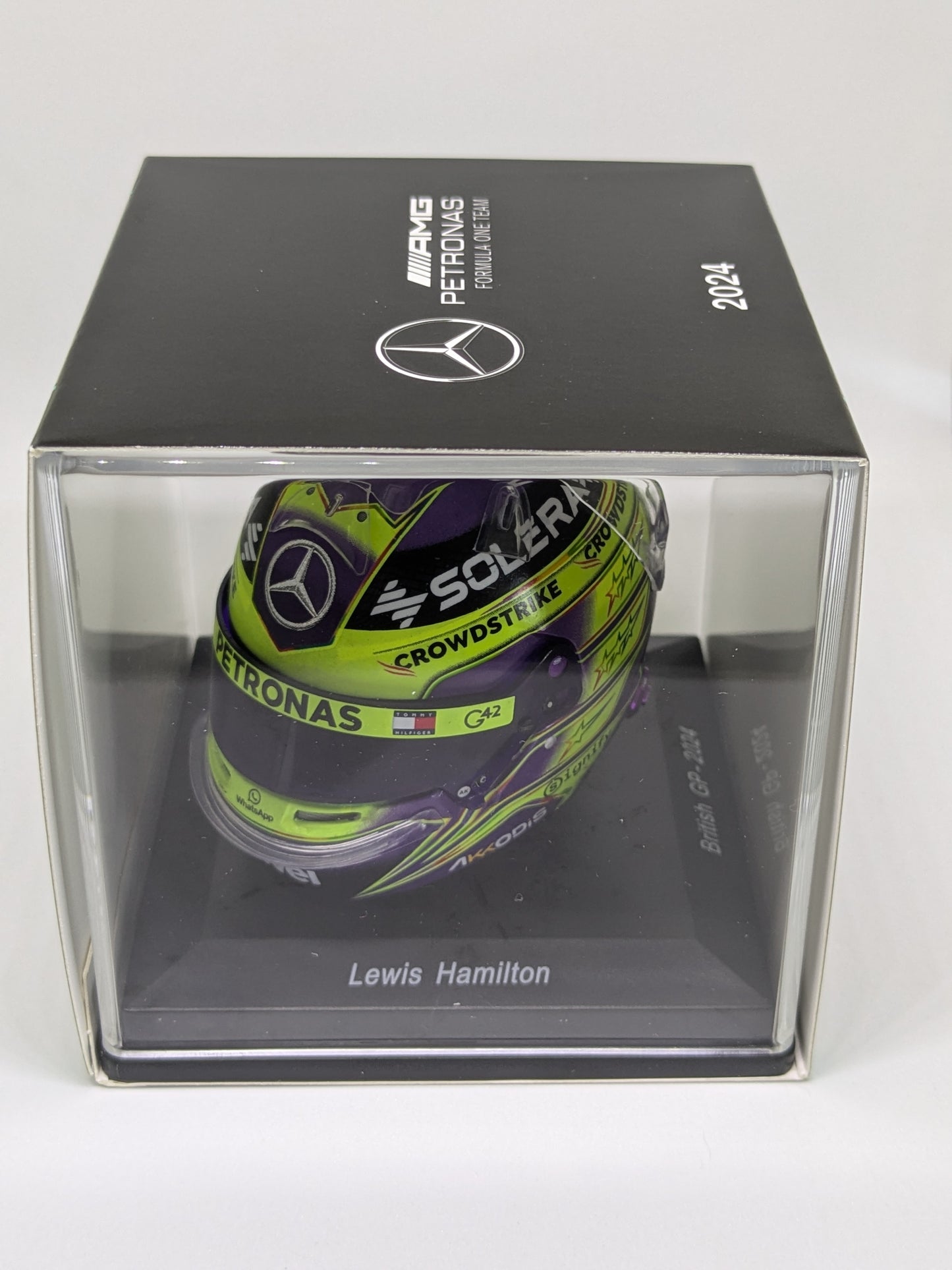 Spark 5HF145 Casque 1:5 - Lewis Hamilton - Mercedes-AMG Petronas F1 Team - British GP 2024