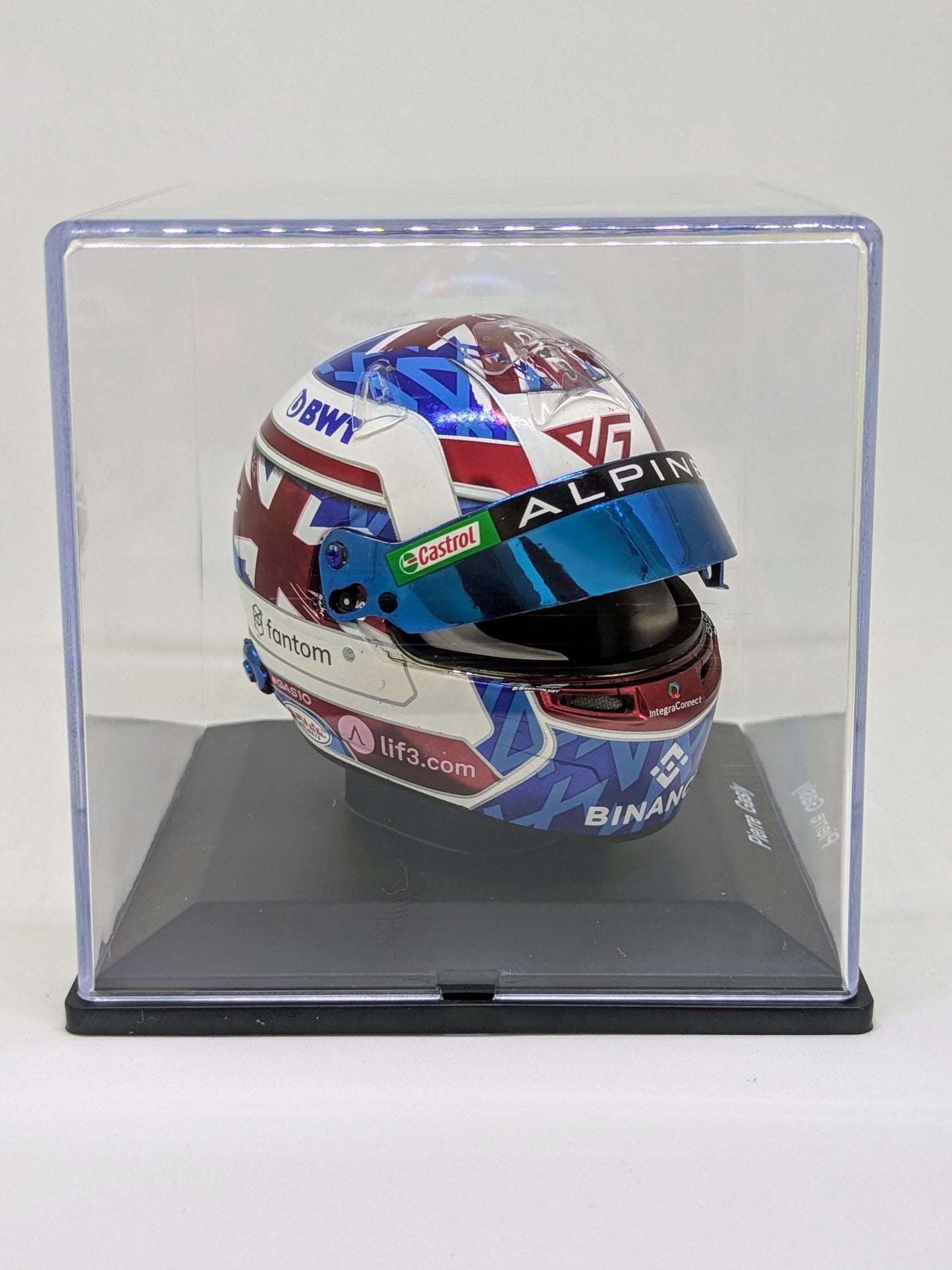 Spark 5HF116 Casque 1:5 - Pierre Gasly - BWT Alpine - British GP 2023