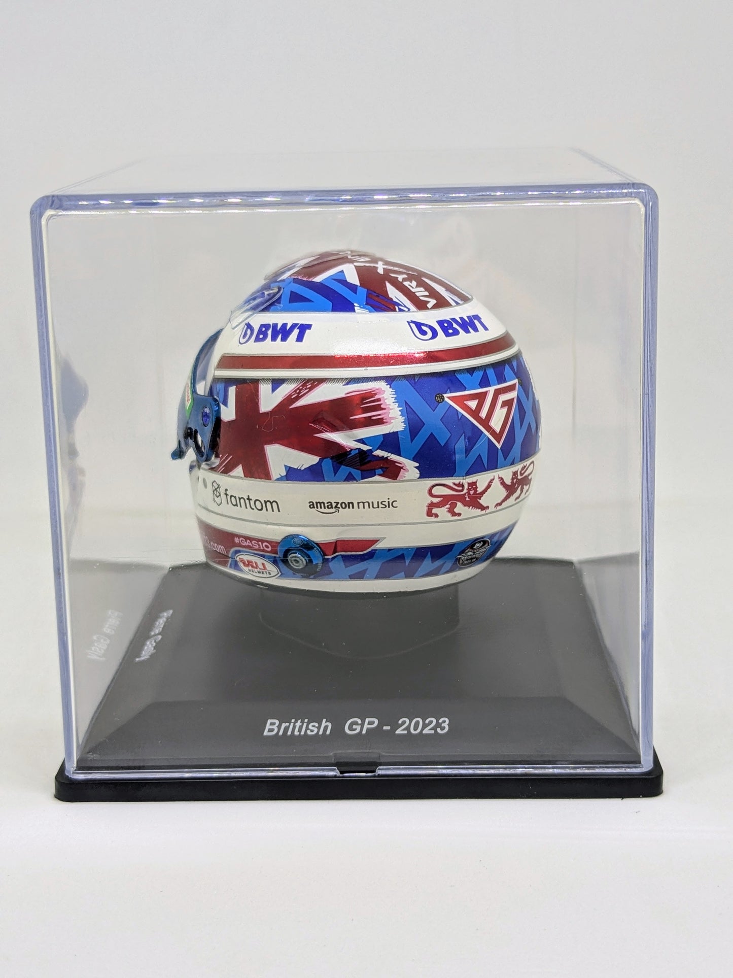 Spark 5HF116 Casque 1:5 - Pierre Gasly - BWT Alpine - British GP 2023