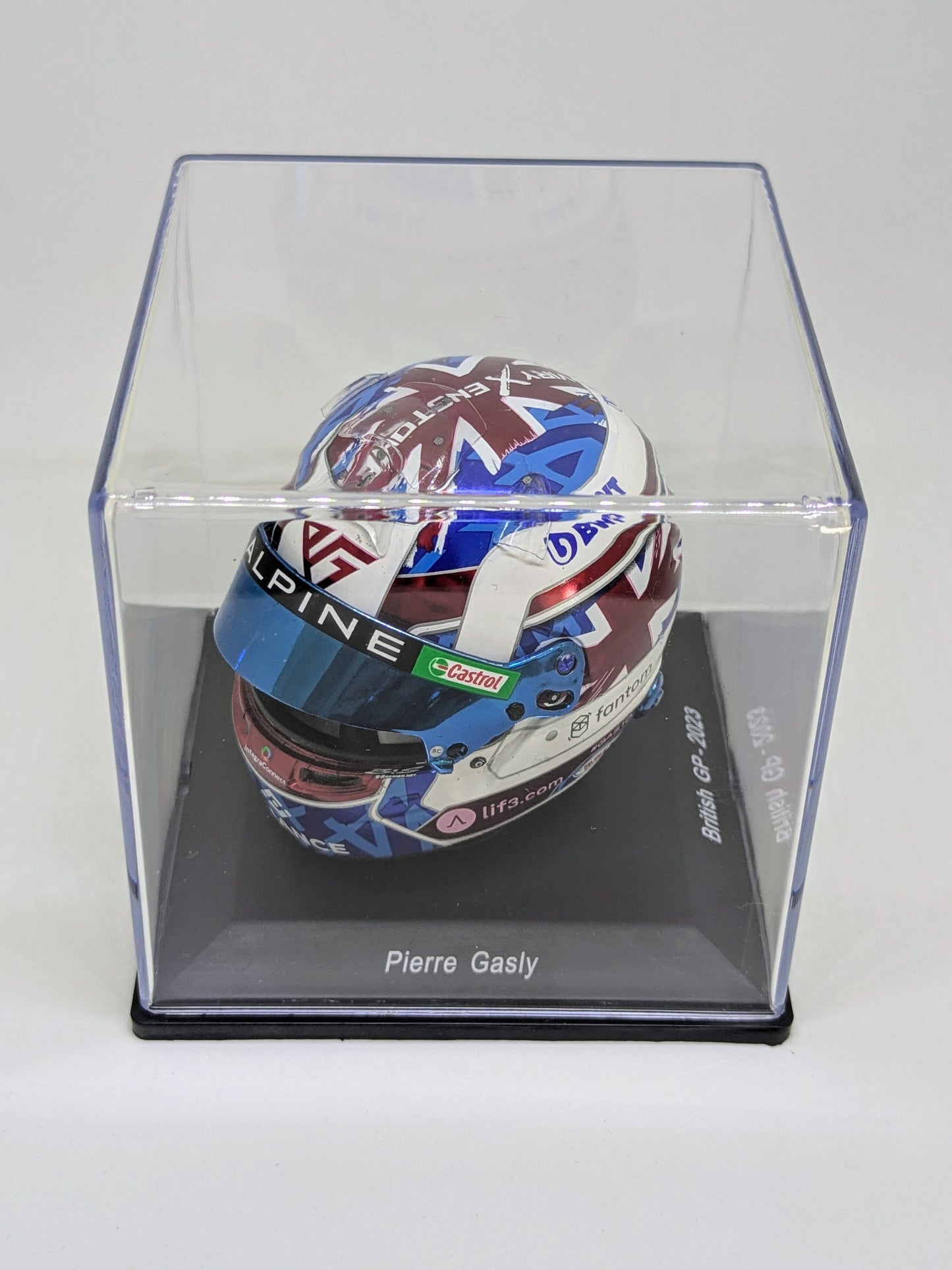 Spark 5HF116 Casque 1:5 - Pierre Gasly - BWT Alpine - British GP 2023