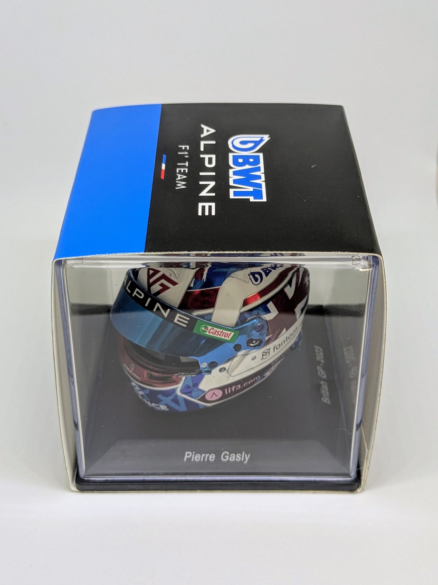 Spark 5HF116 Casque 1:5 - Pierre Gasly - BWT Alpine - British GP 2023
