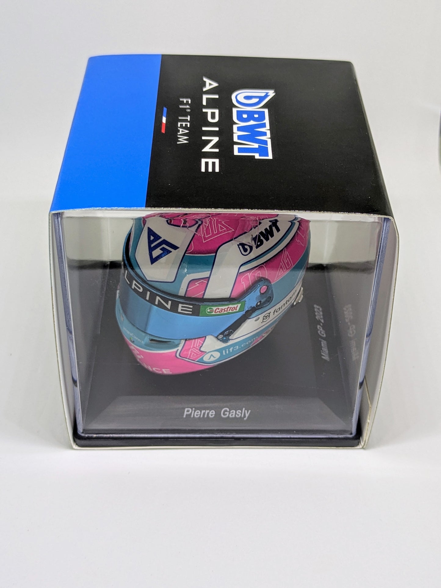 Spark 5HF105 Casque 1:5 - Pierre Gasly - BWT Alpine - Miami GP 2023