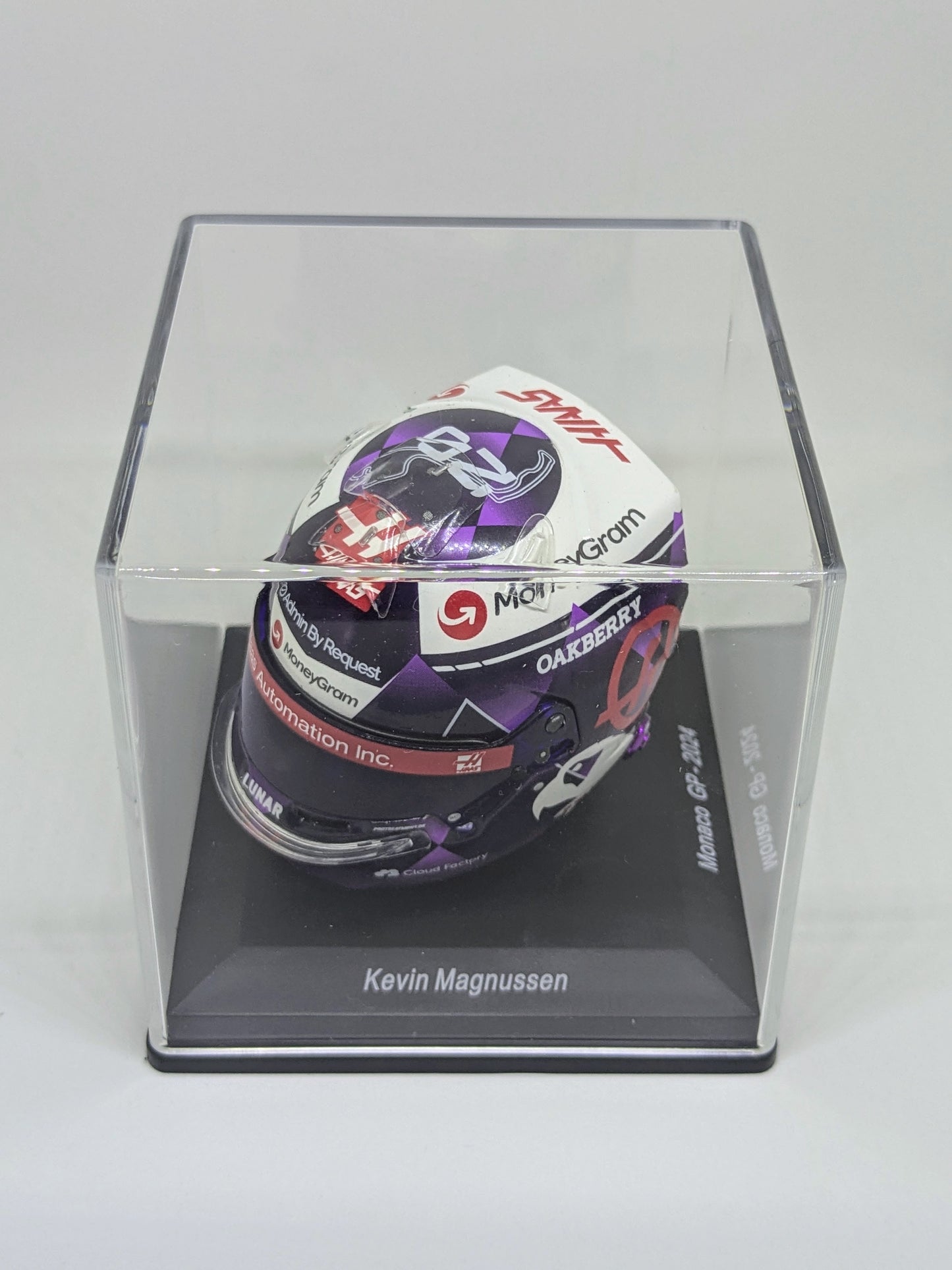 Spark 5HF159 Casque 1:5 - Kevin Magnussen - Haas F1 Team - Monaco GP 2024