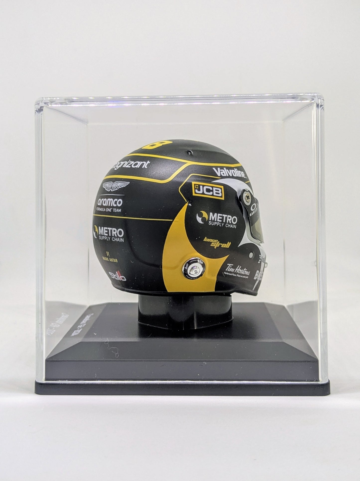 Spark 5HSP116 Casque 1:5 - Lance Stroll - Aston Martin Aramco F1 Team - Canadian GP 2024