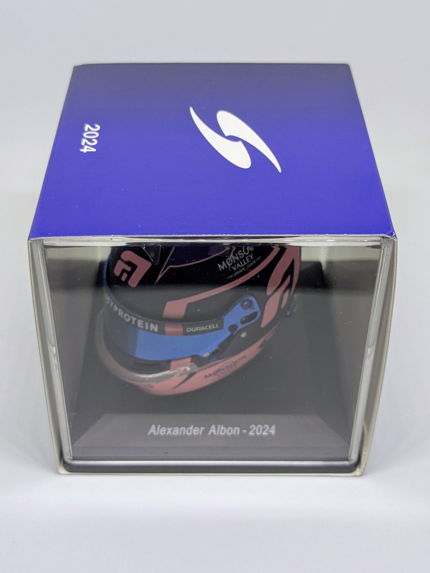 Spark 5HF142 Casque 1:5 - Alexander Albon - Williams Racing 2024