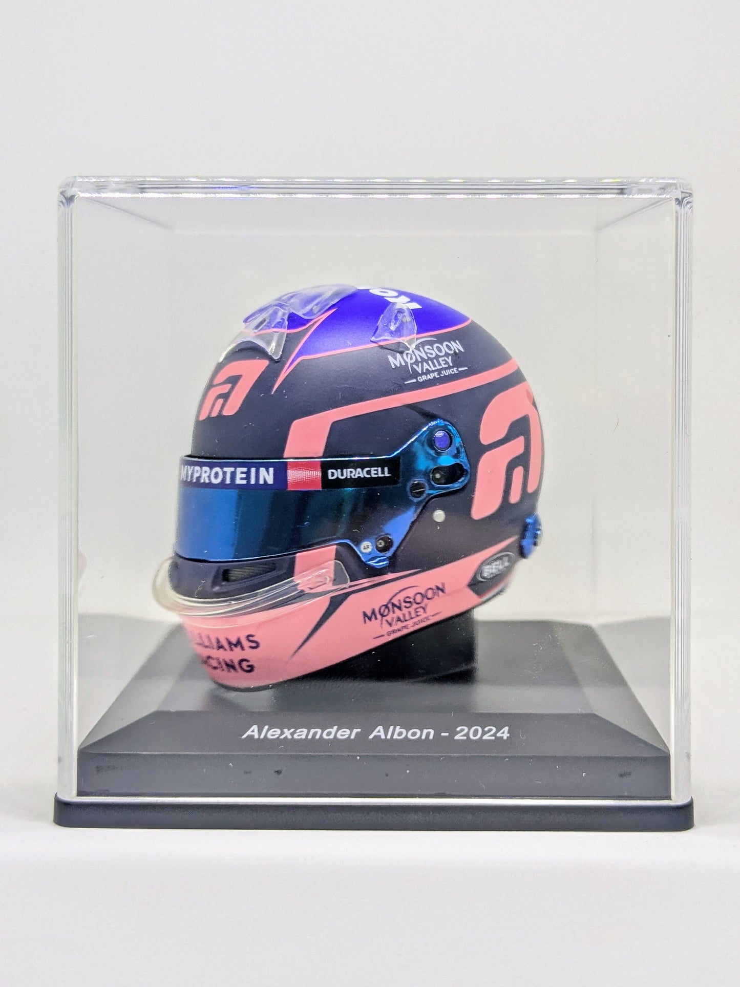 Spark 5HF142 Casque 1:5 - Alexander Albon - Williams Racing 2024