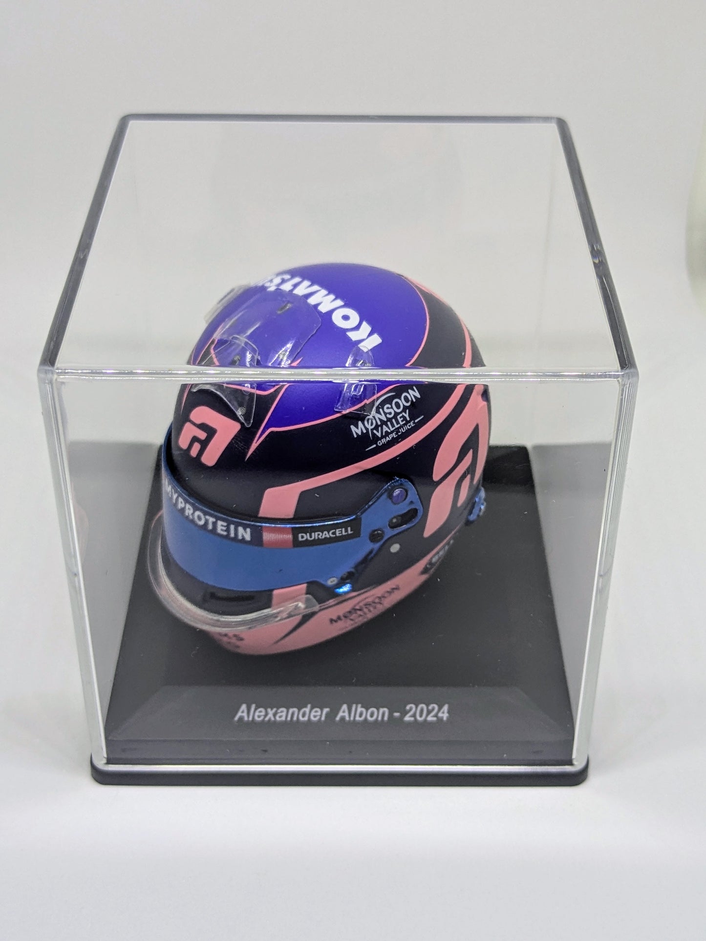 Spark 5HF142 Casque 1:5 - Alexander Albon - Williams Racing 2024