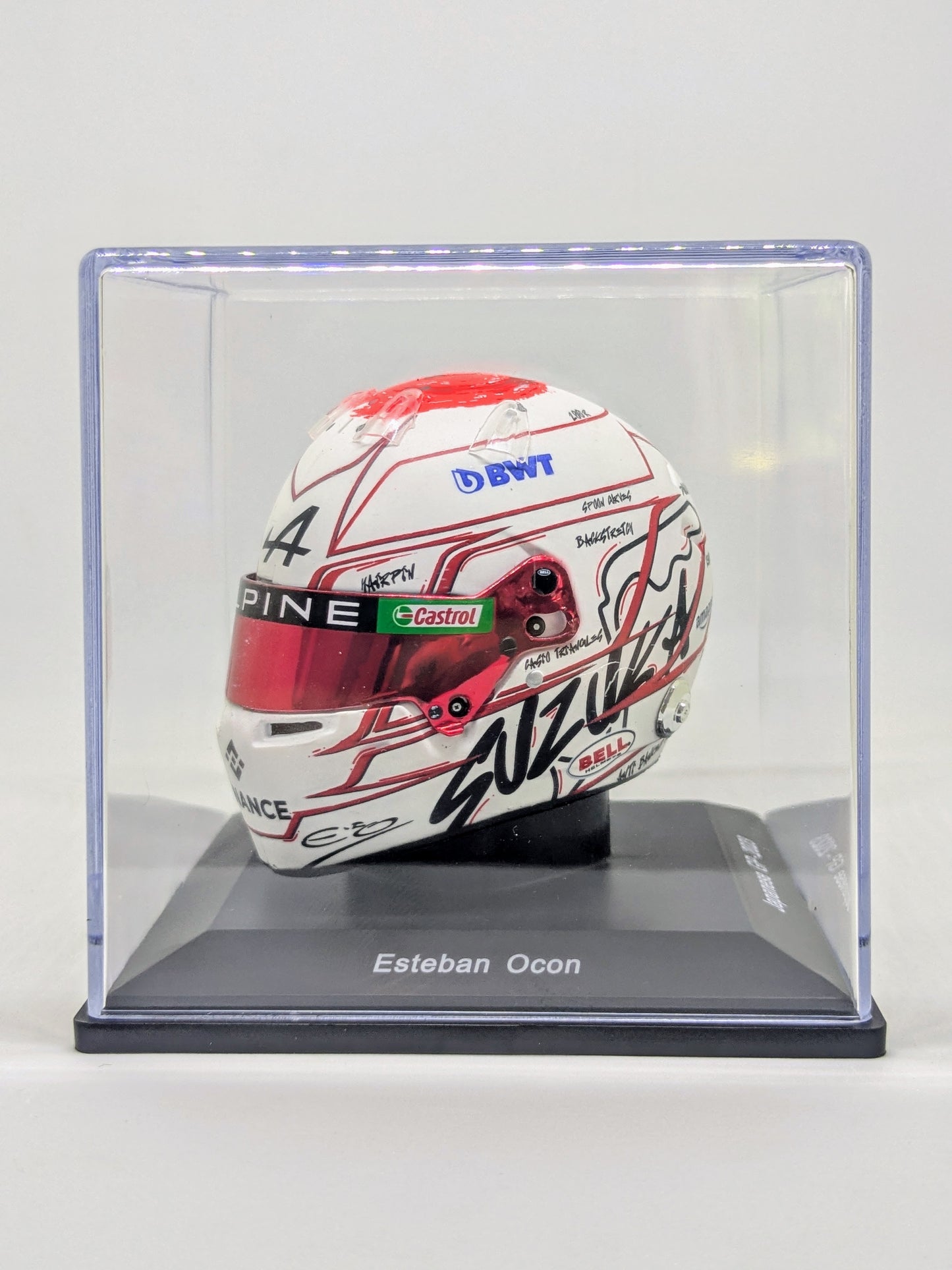 Spark 5HF126 Esteban Ocon Helmet 1/5 - BWT Alpine F1 Team - Japanese GP 2023
