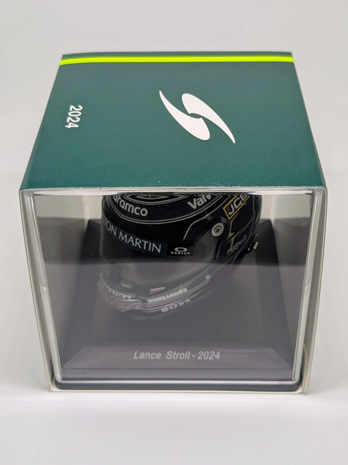 Spark 5HF144 Lance Stroll Helmet 1/5 - Aston Martin 2024