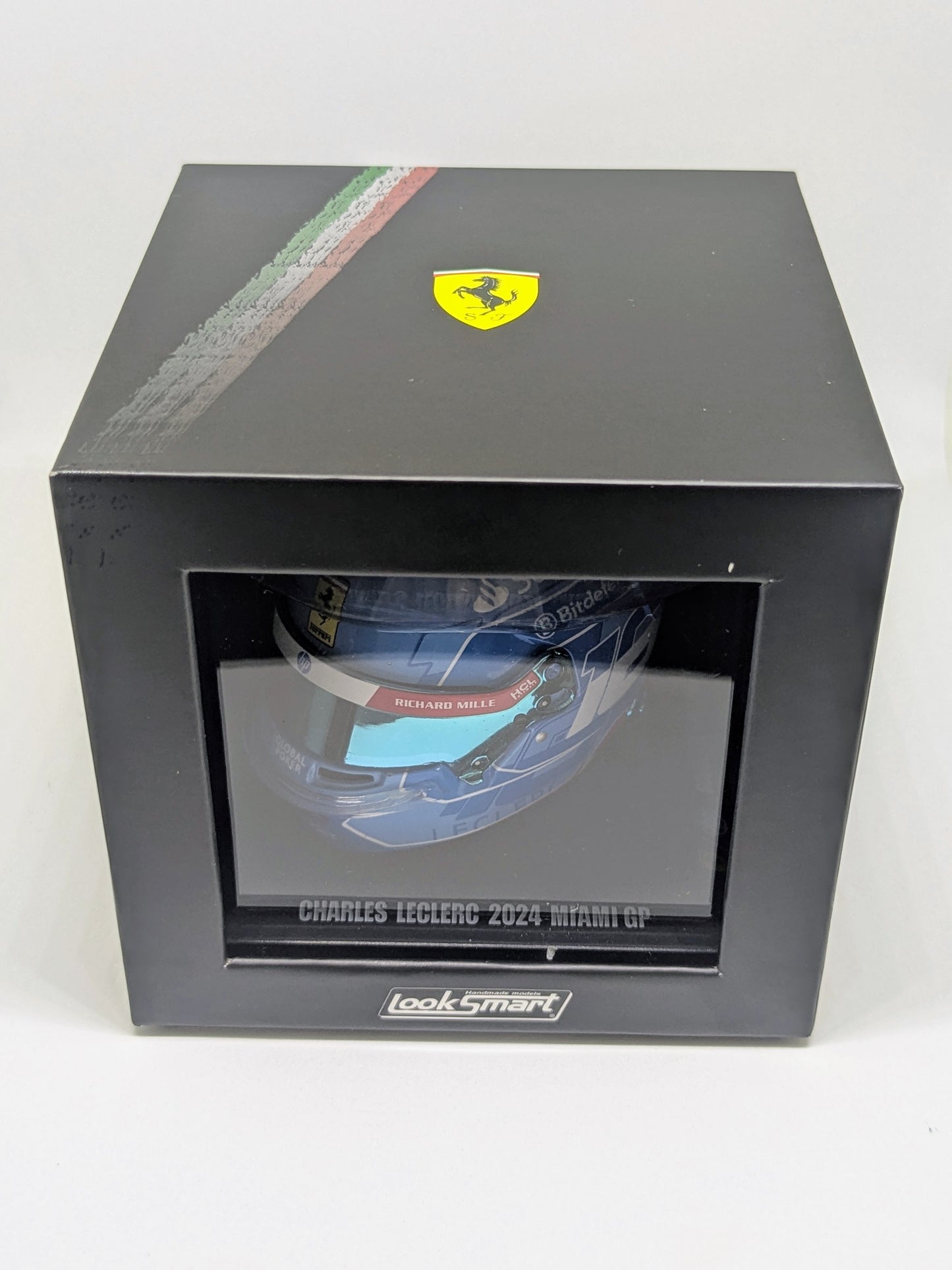 Looksmart LSHEL002 Helmet 1:5 - Charles Leclerc - Scuderia Ferrari HP - 3rd Miami GP 2024