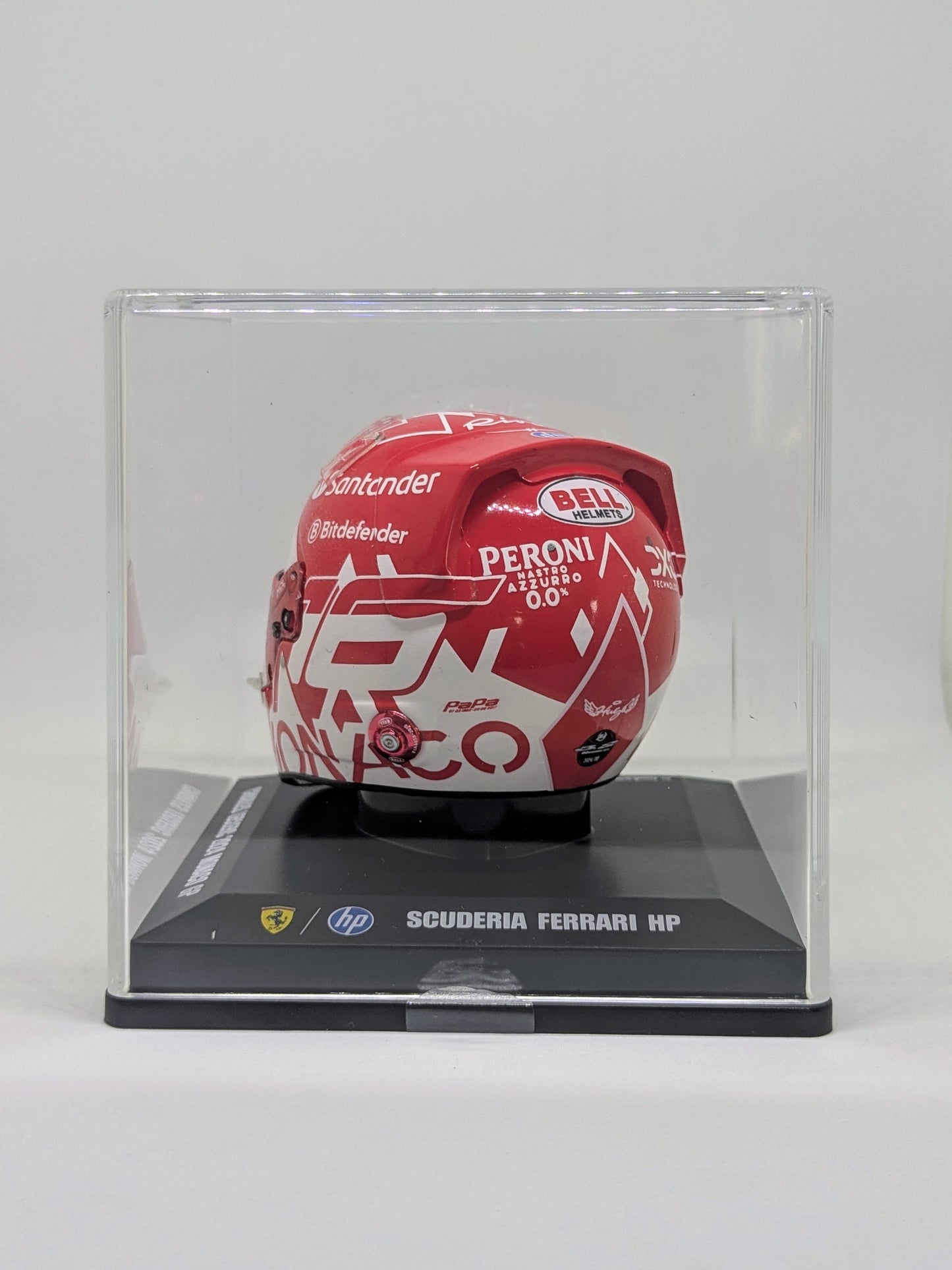 Looksmart LSHEL001 Casque 1:5 - Charles Leclerc - Scuderia Ferrari HP - Winner Monaco GP 2024