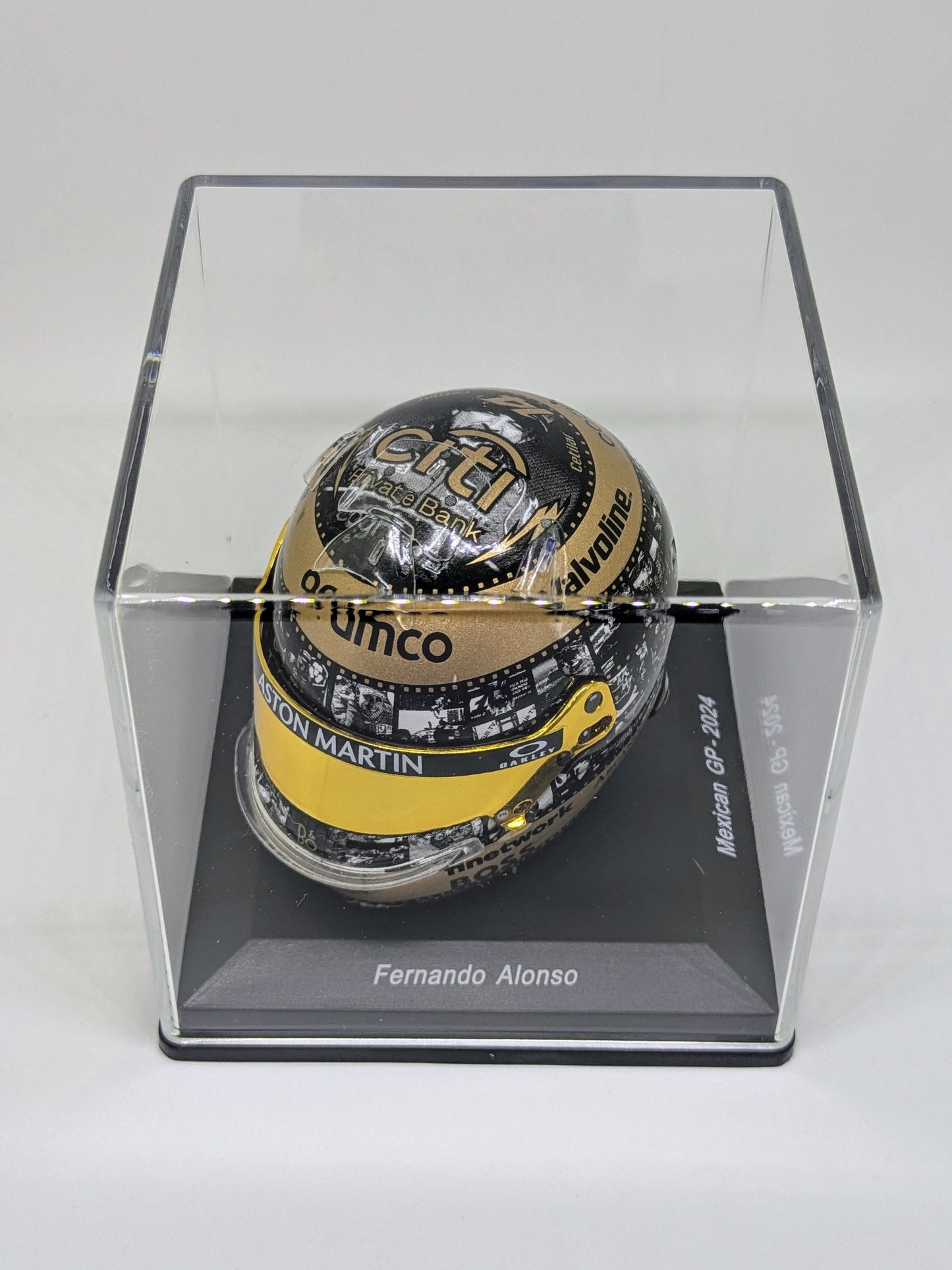 Spark 5HF176 Casque 1:5 - Fernando Alonso - Aston Martin Aramco F1 Team - Mexican GP 2024