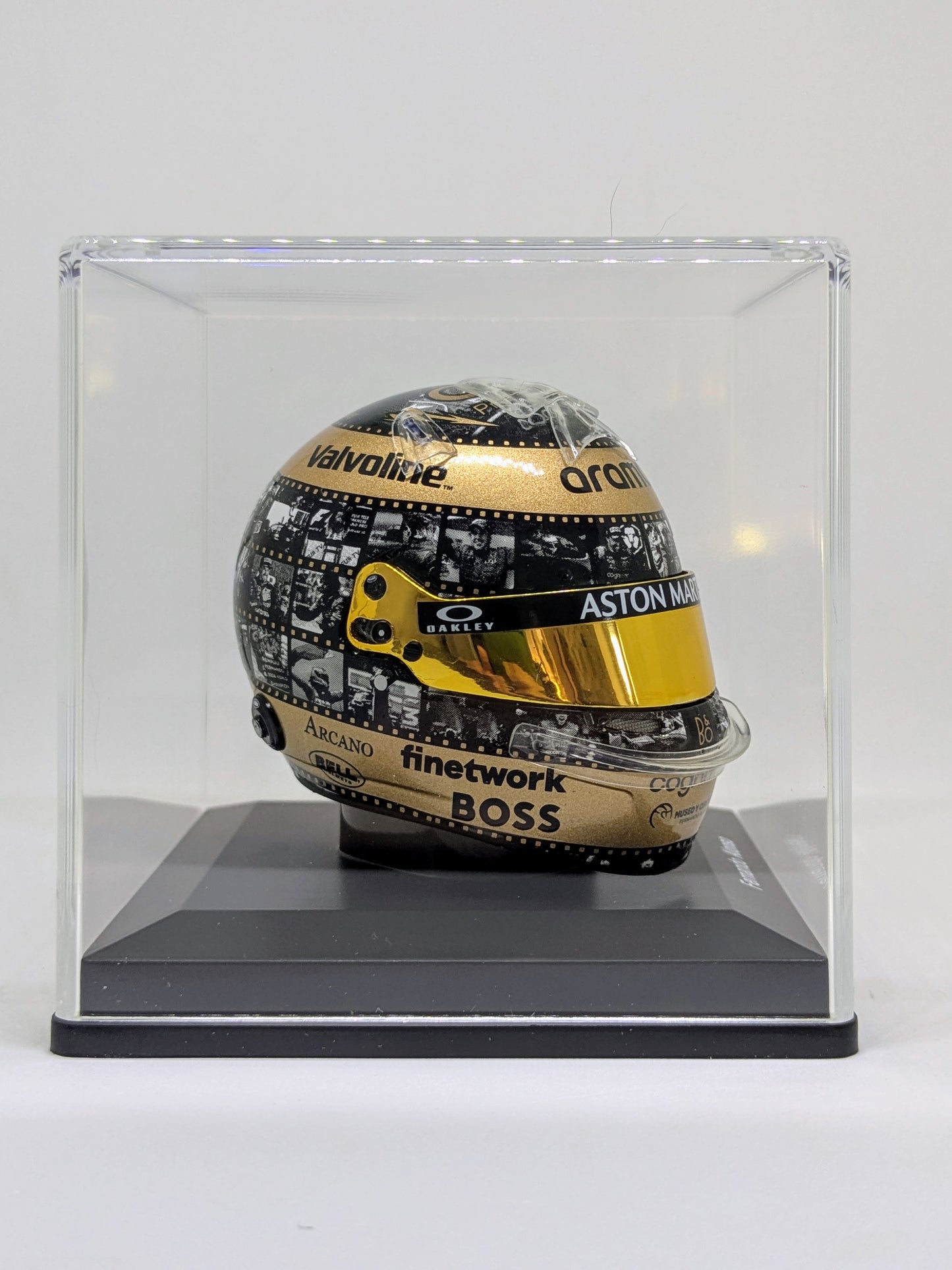 Spark 5HF176 Casque 1:5 - Fernando Alonso - Aston Martin Aramco F1 Team - Mexican GP 2024