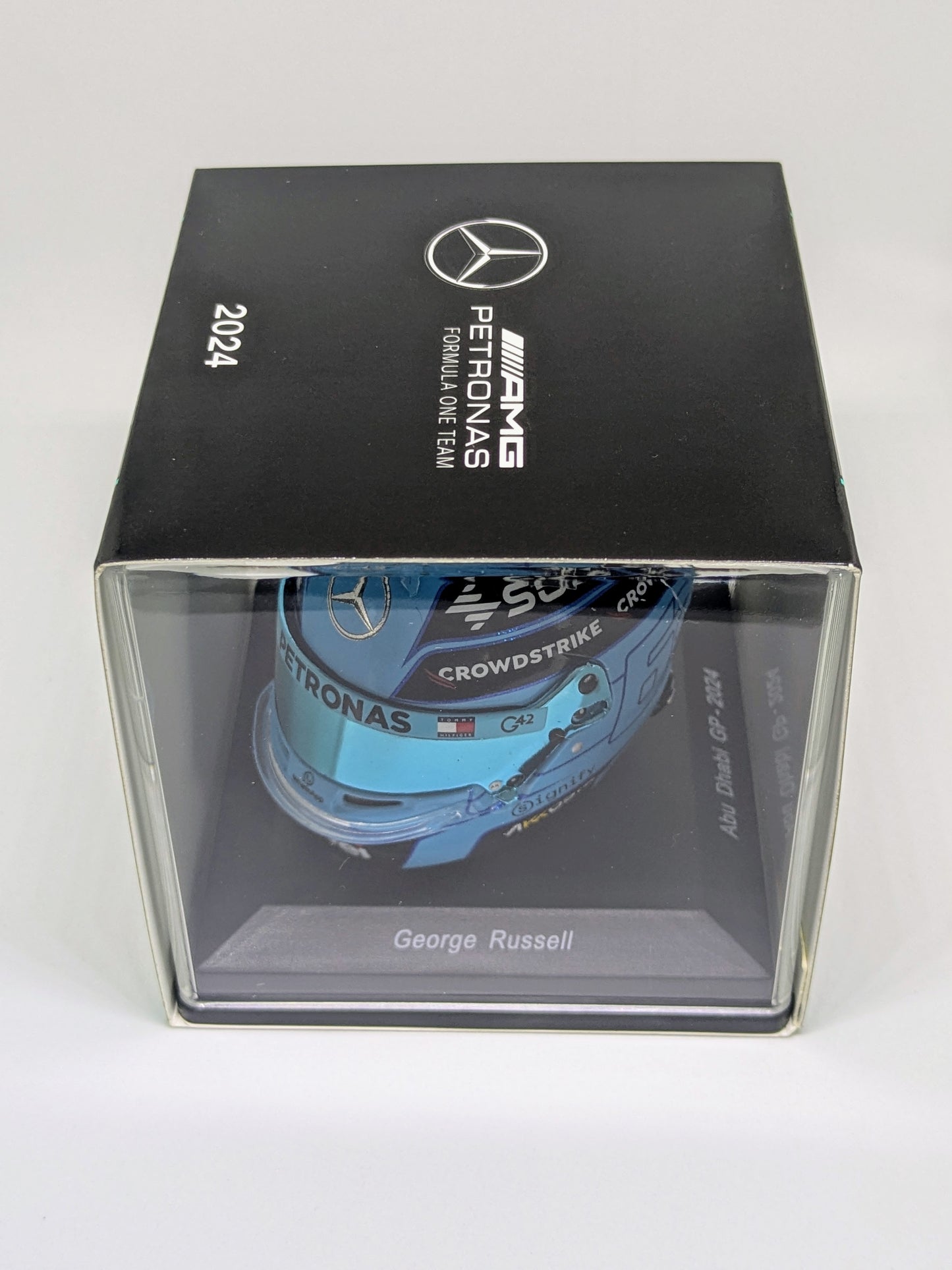 Spark 5HF182 Casque George Russell 1/5 - Mercedes-AMG Petronas F1 Team - Abu Dhabi GP 2024