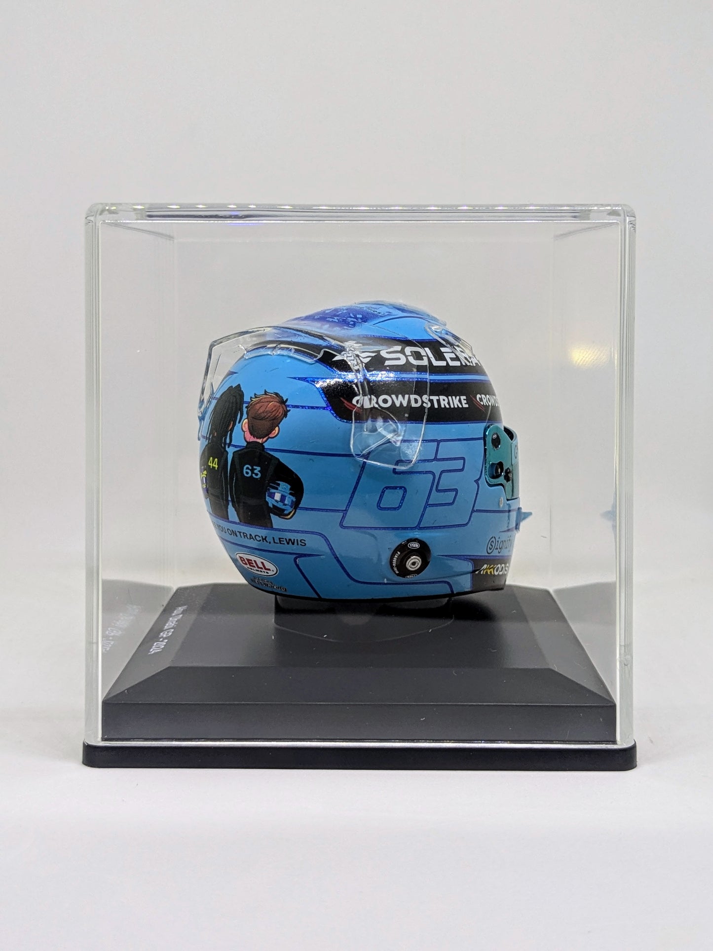 Spark 5HF182 Casque George Russell 1/5 - Mercedes-AMG Petronas F1 Team - Abu Dhabi GP 2024