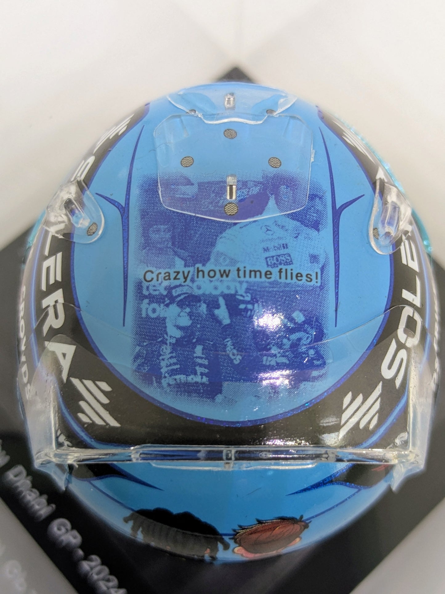 Spark 5HF182 Casque George Russell 1/5 - Mercedes-AMG Petronas F1 Team - Abu Dhabi GP 2024