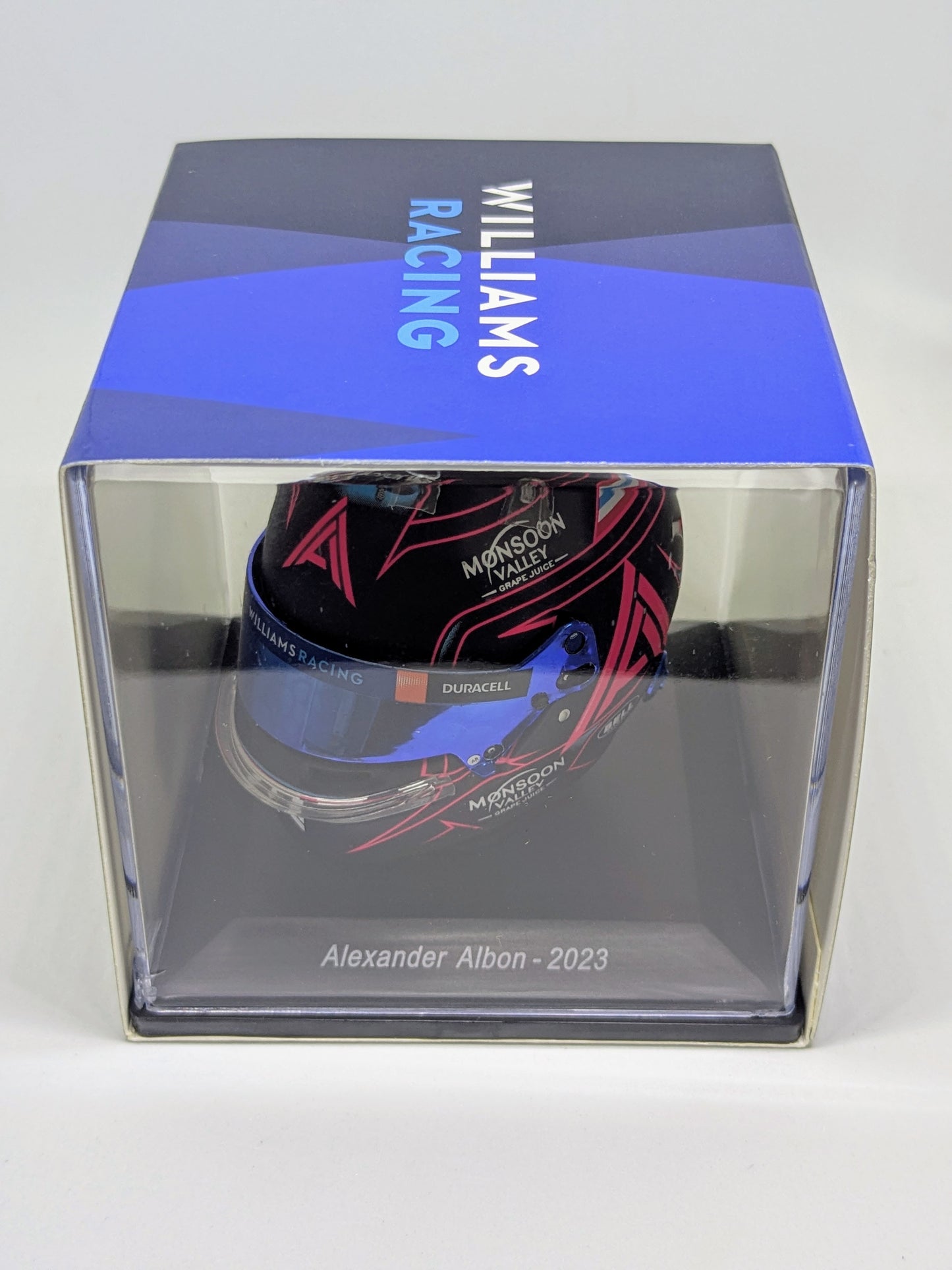 Spark 5HF111 Casque 1:5 - Alexander Albon - Williams Racing 2023
