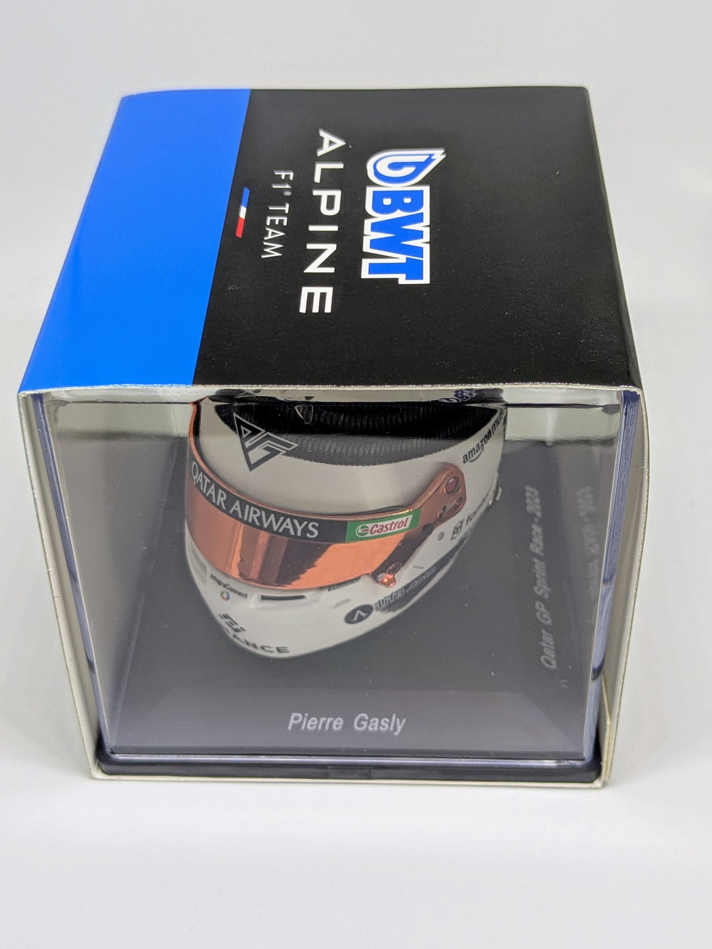 Spark 5HF134 Casque 1:5 - Pierre Gasly - BWT Alpine F1 Team - Qatar GP Sprint Race 2023