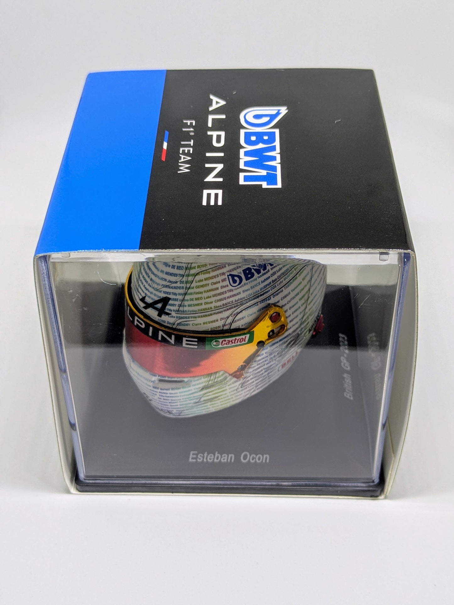Spark 5HF118 Helmet 1:5 - Esteban Ocon - BWT Alpine F1 Team - British GP 2023