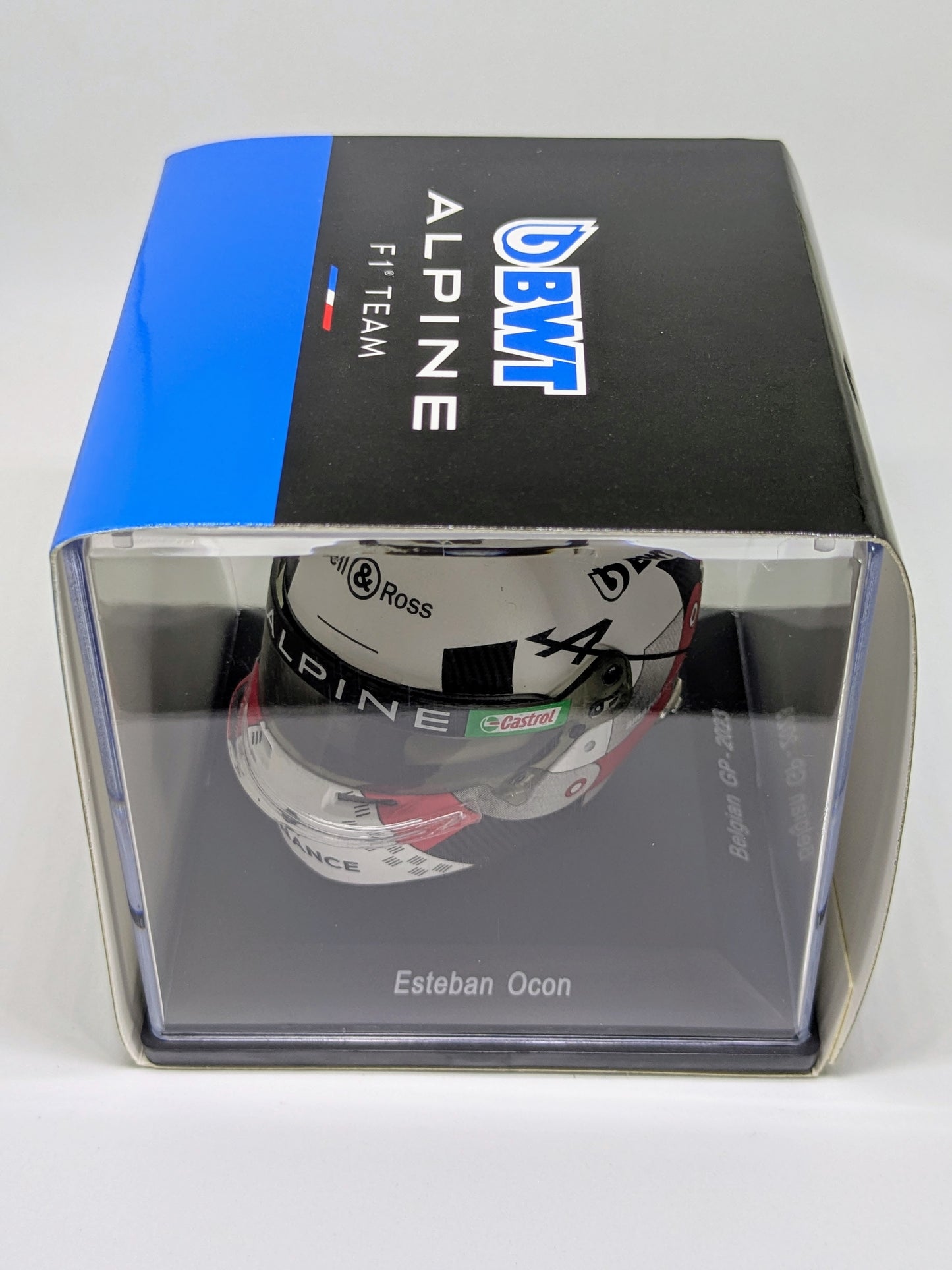 Spark 5HF117 Helmet 1:5 - Esteban Ocon - BWT Alpine F1 Team - Belgian GP 2023