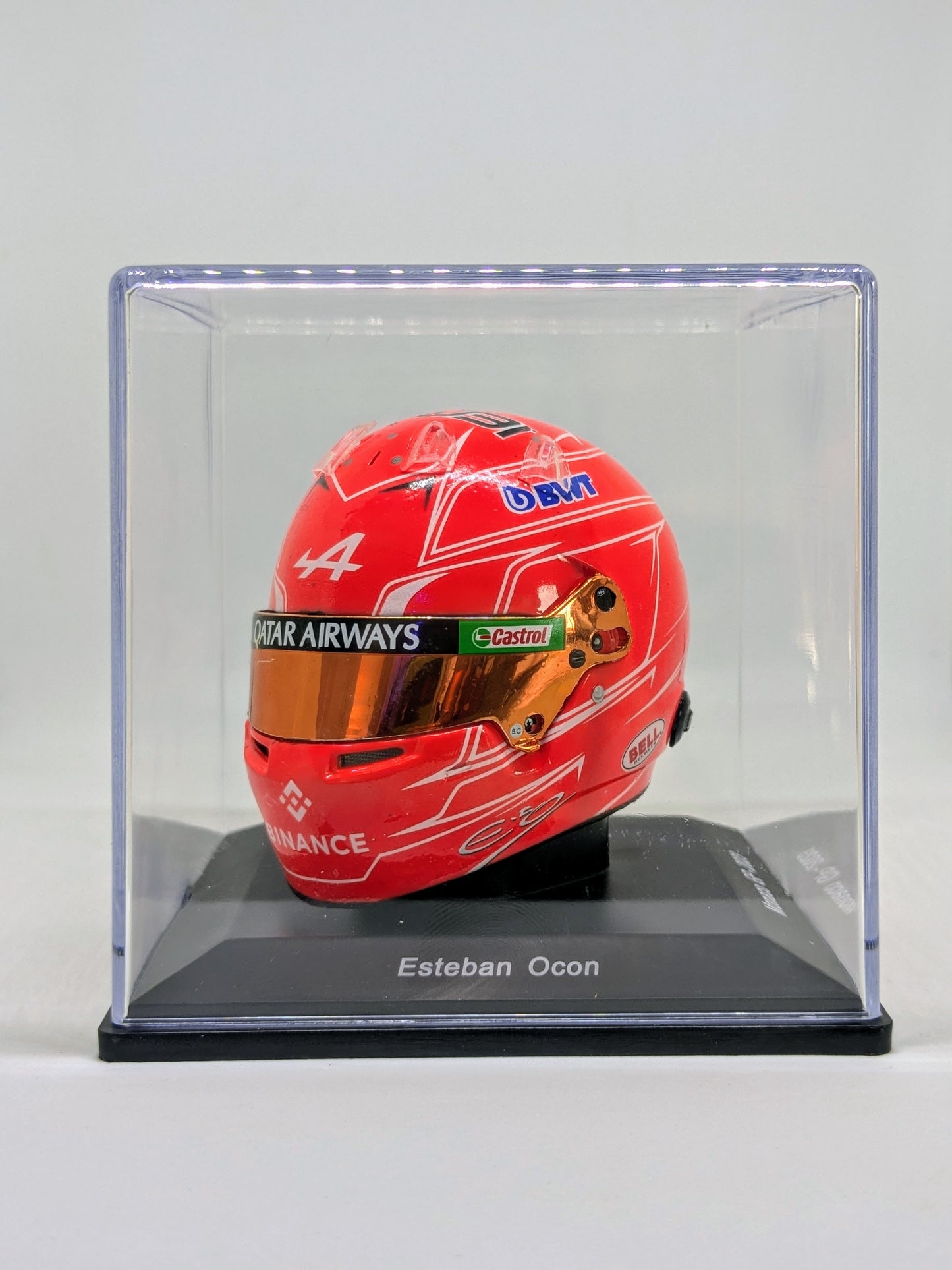 Spark 5HF131 Helmet 1:5 - Esteban Ocon - BWT Alpine F1 Team - Azerbaijan GP (Season Update) 2023