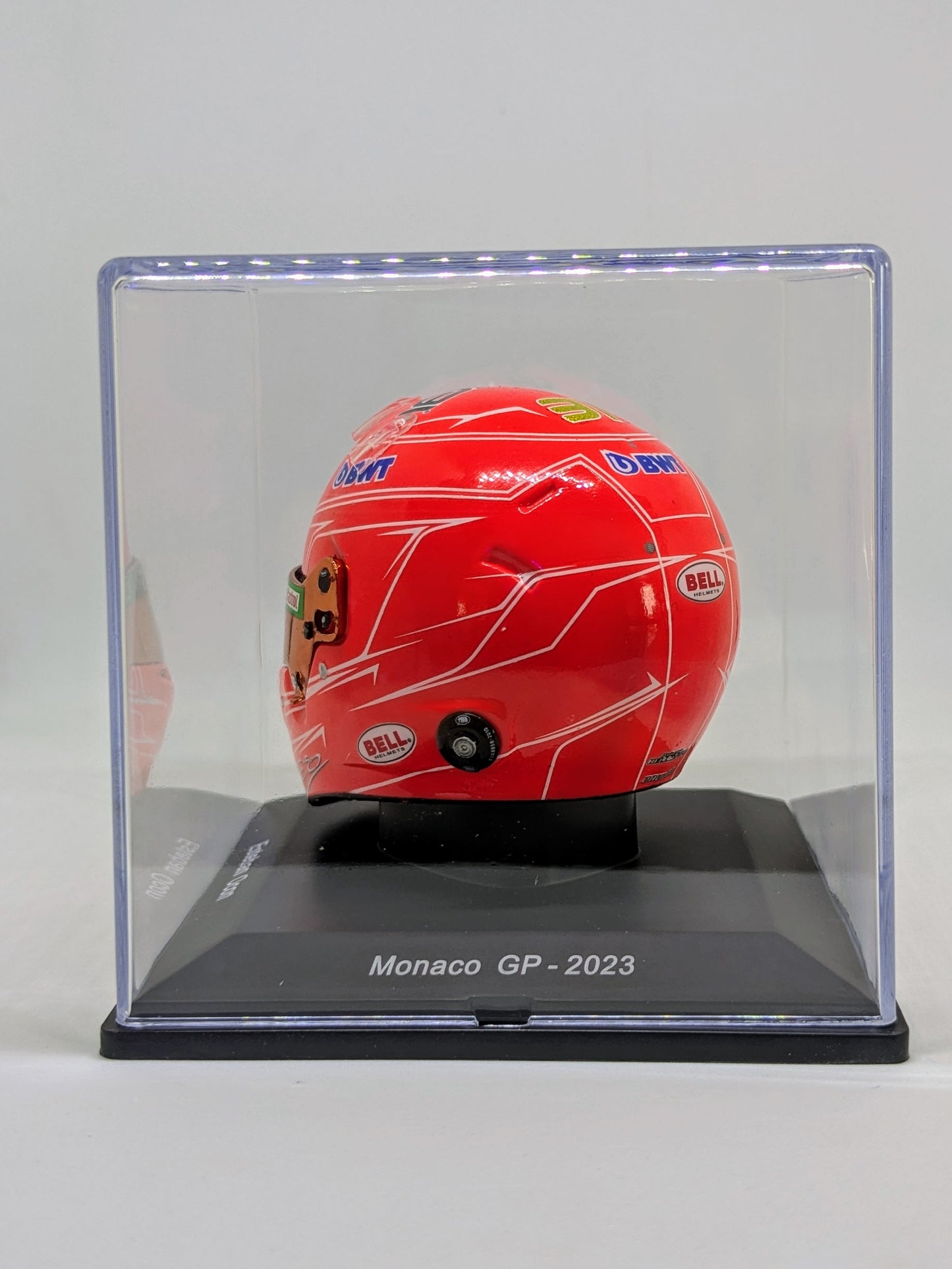 Spark 5HF131 Helmet 1:5 - Esteban Ocon - BWT Alpine F1 Team - Azerbaijan GP (Season Update) 2023