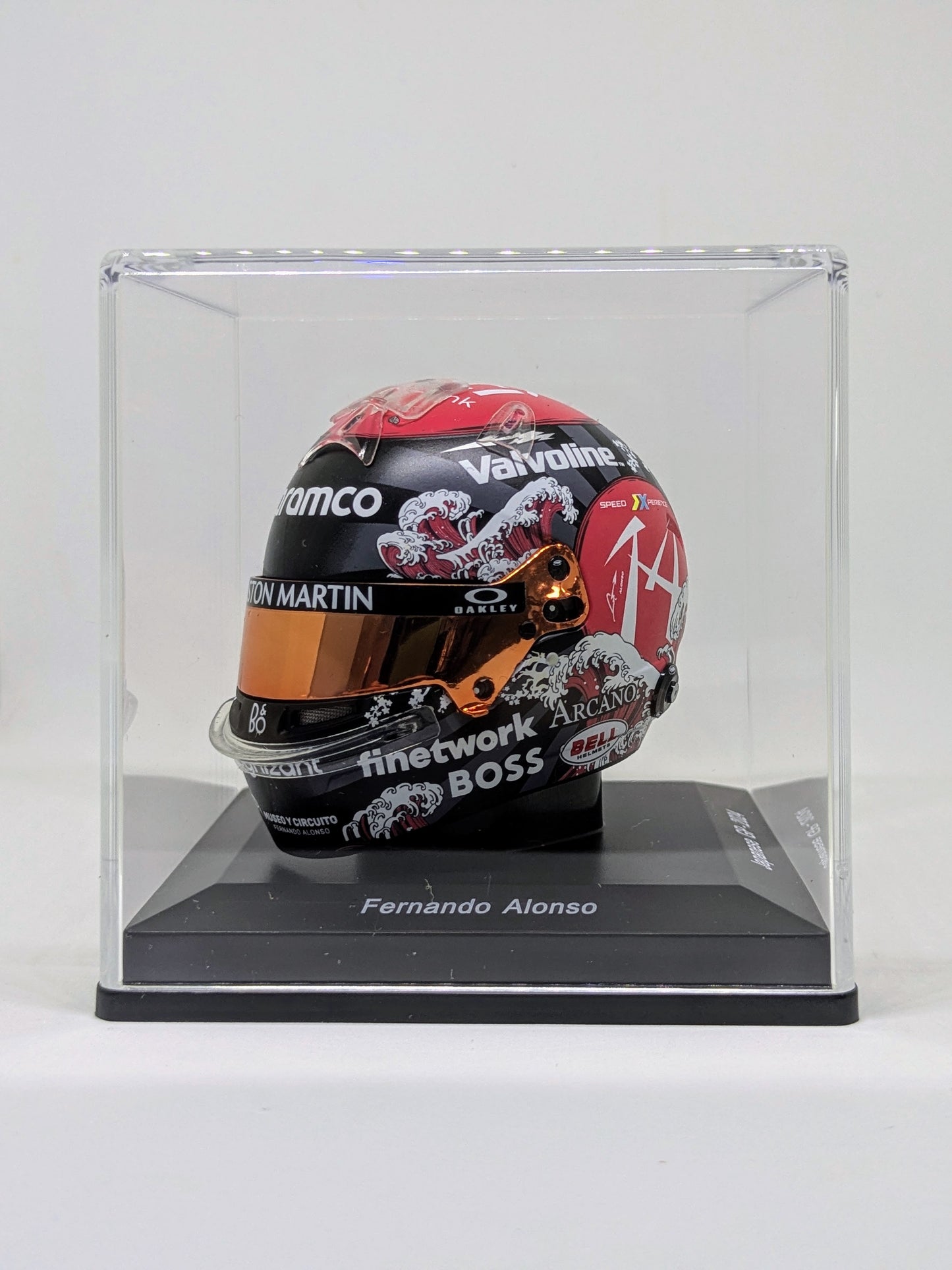 Spark 5HF178 Casque 1:5 - Fernando Alonso - Aston Martin Aramco Formula One Team - Japanese GP 2024