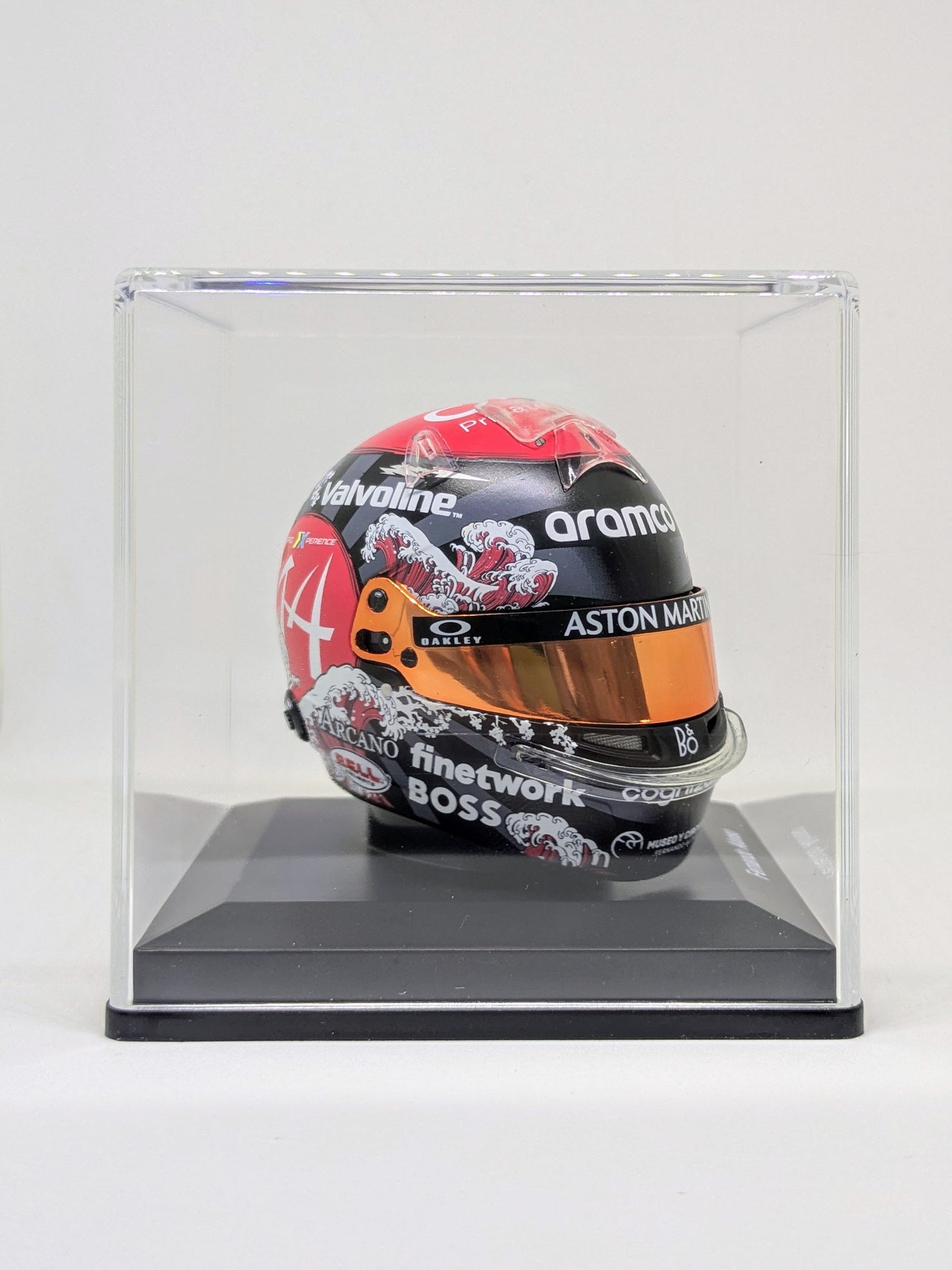 Spark 5HF178 Casque 1:5 - Fernando Alonso - Aston Martin Aramco Formula One Team - Japanese GP 2024
