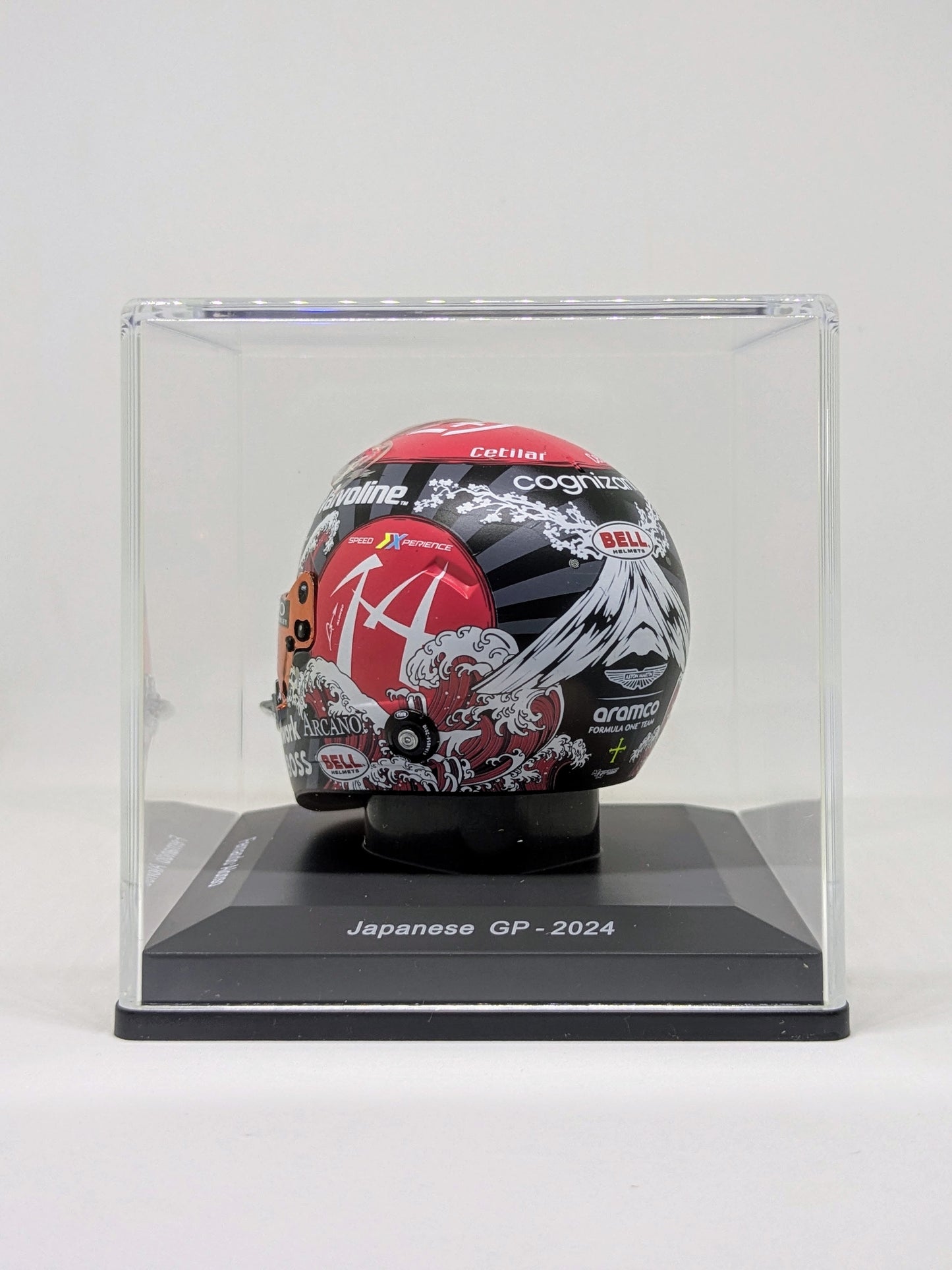 Spark 5HF178 Casque 1:5 - Fernando Alonso - Aston Martin Aramco Formula One Team - Japanese GP 2024
