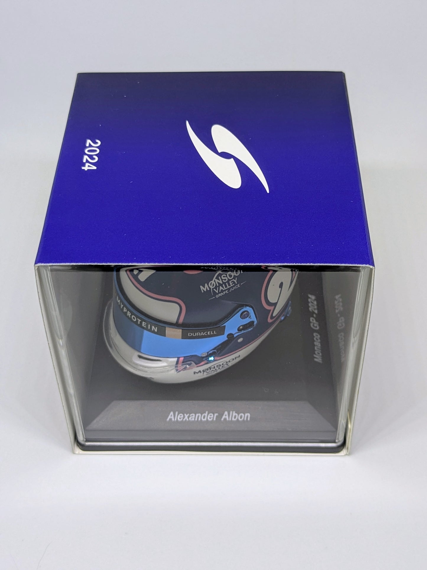 Spark 5HF160 Casque 1:5 - Alexander Albon - Williams Racing - Monaco GP 2024
