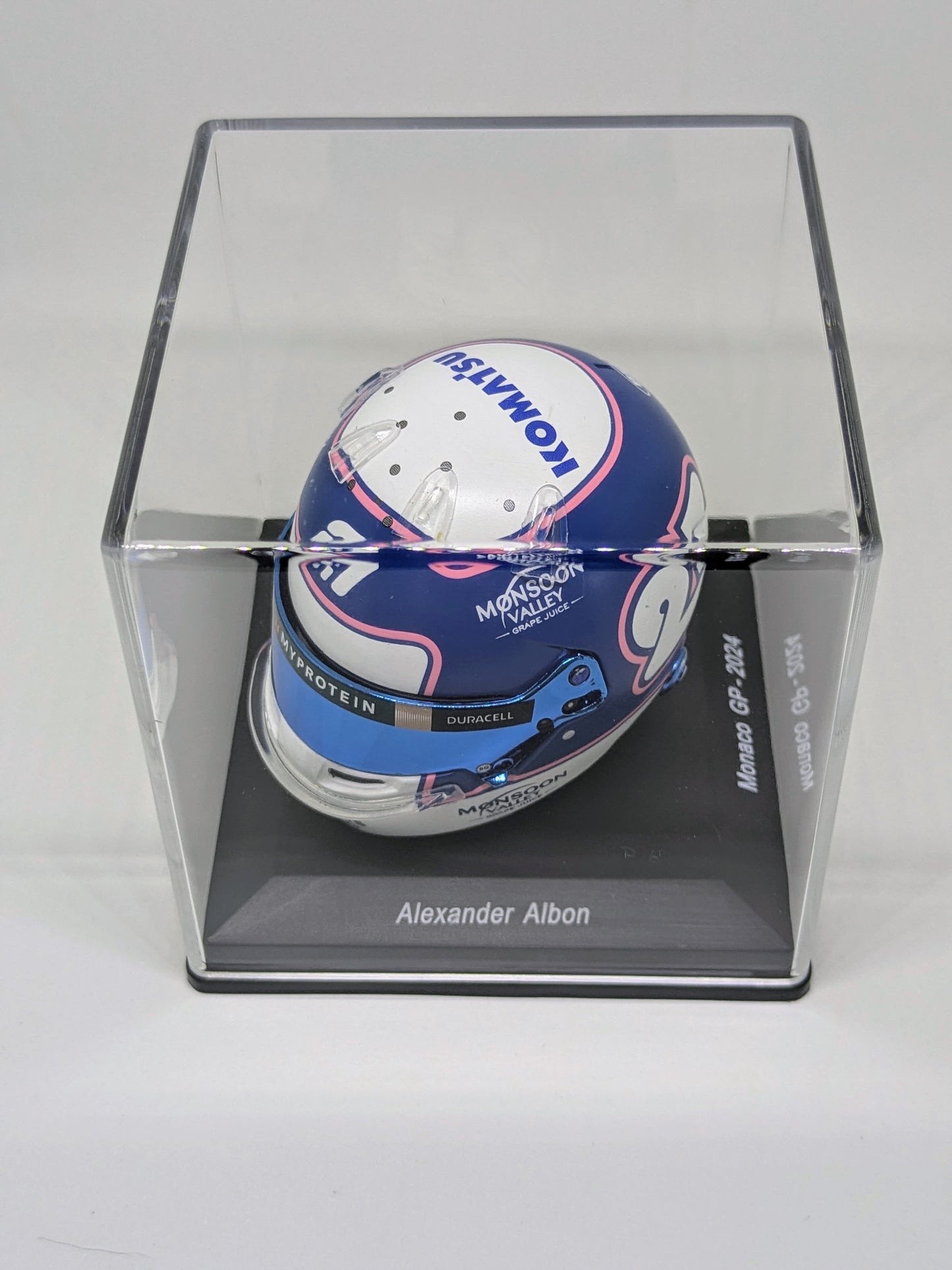 Spark 5HF160 Casque 1:5 - Alexander Albon - Williams Racing - Monaco GP 2024