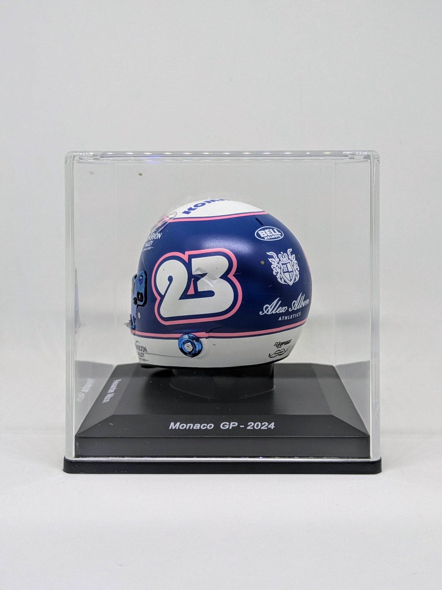 Spark 5HF160 Casque 1:5 - Alexander Albon - Williams Racing - Monaco GP 2024