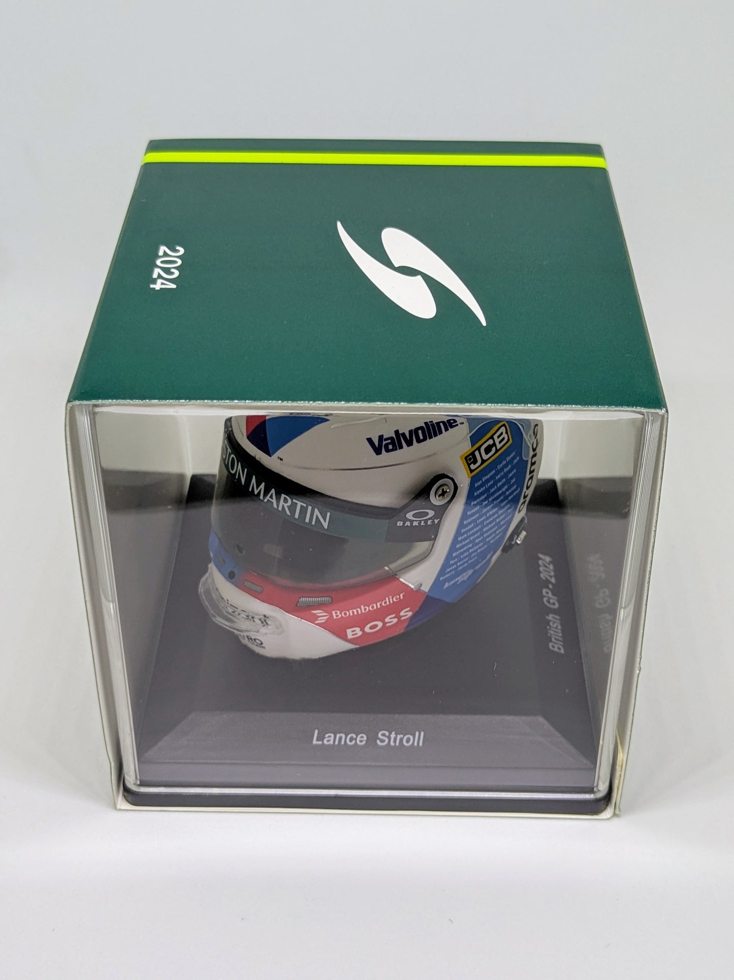 Spark 5HF163 Casque 1:5 - Lance Stroll - Aston Martin Aramco F1 Team - British GP 2024