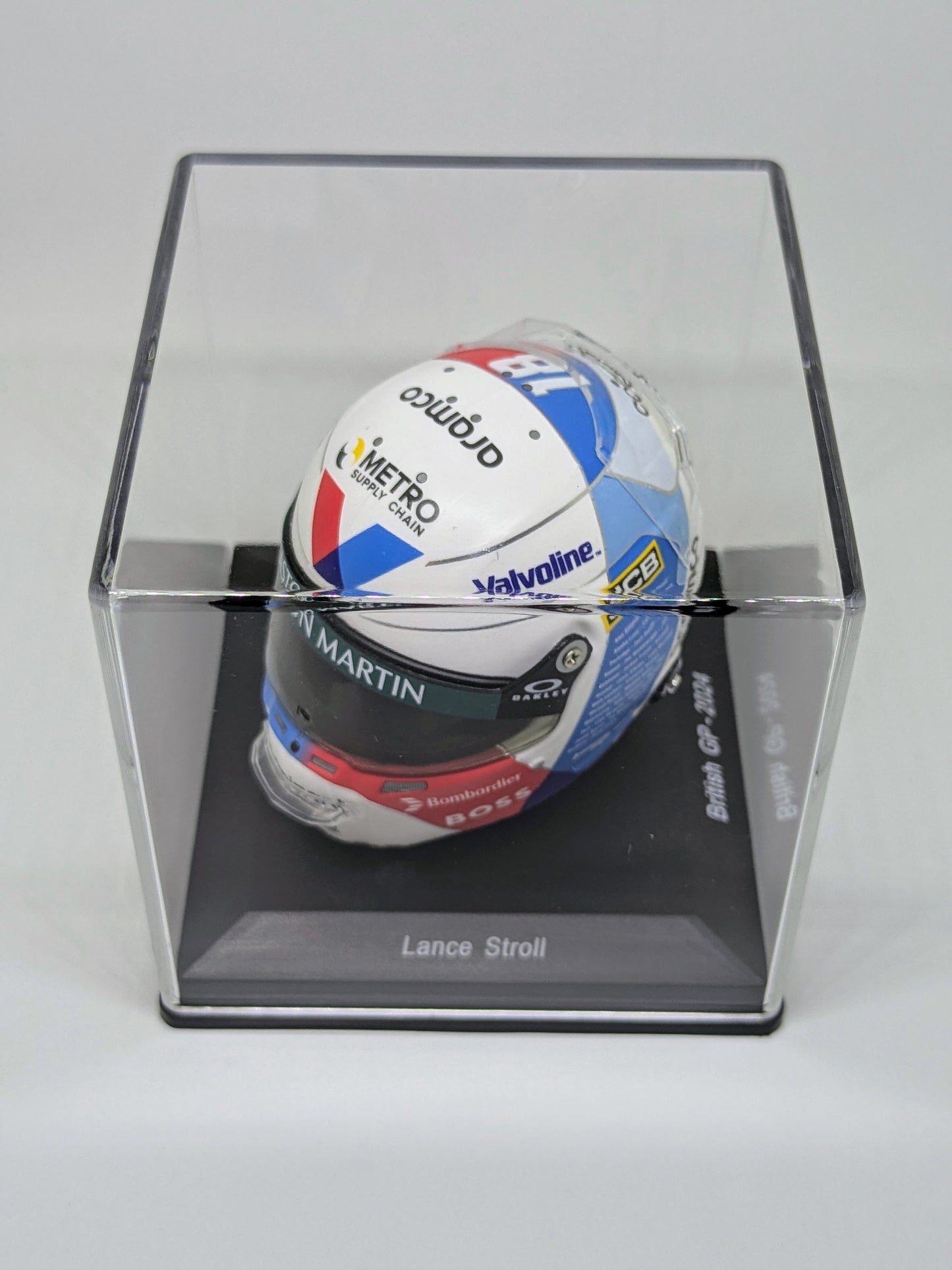 Spark 5HF163 Casque 1:5 - Lance Stroll - Aston Martin Aramco F1 Team - British GP 2024
