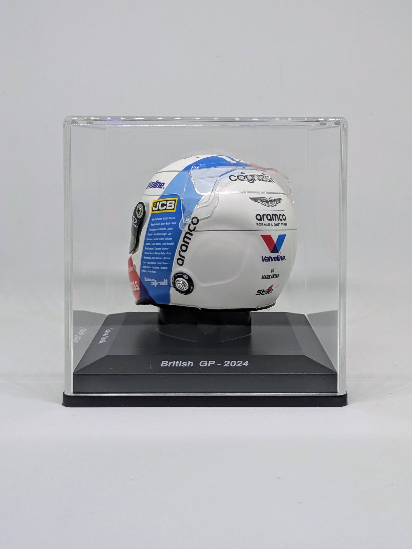 Spark 5HF163 Casque 1:5 - Lance Stroll - Aston Martin Aramco F1 Team - British GP 2024