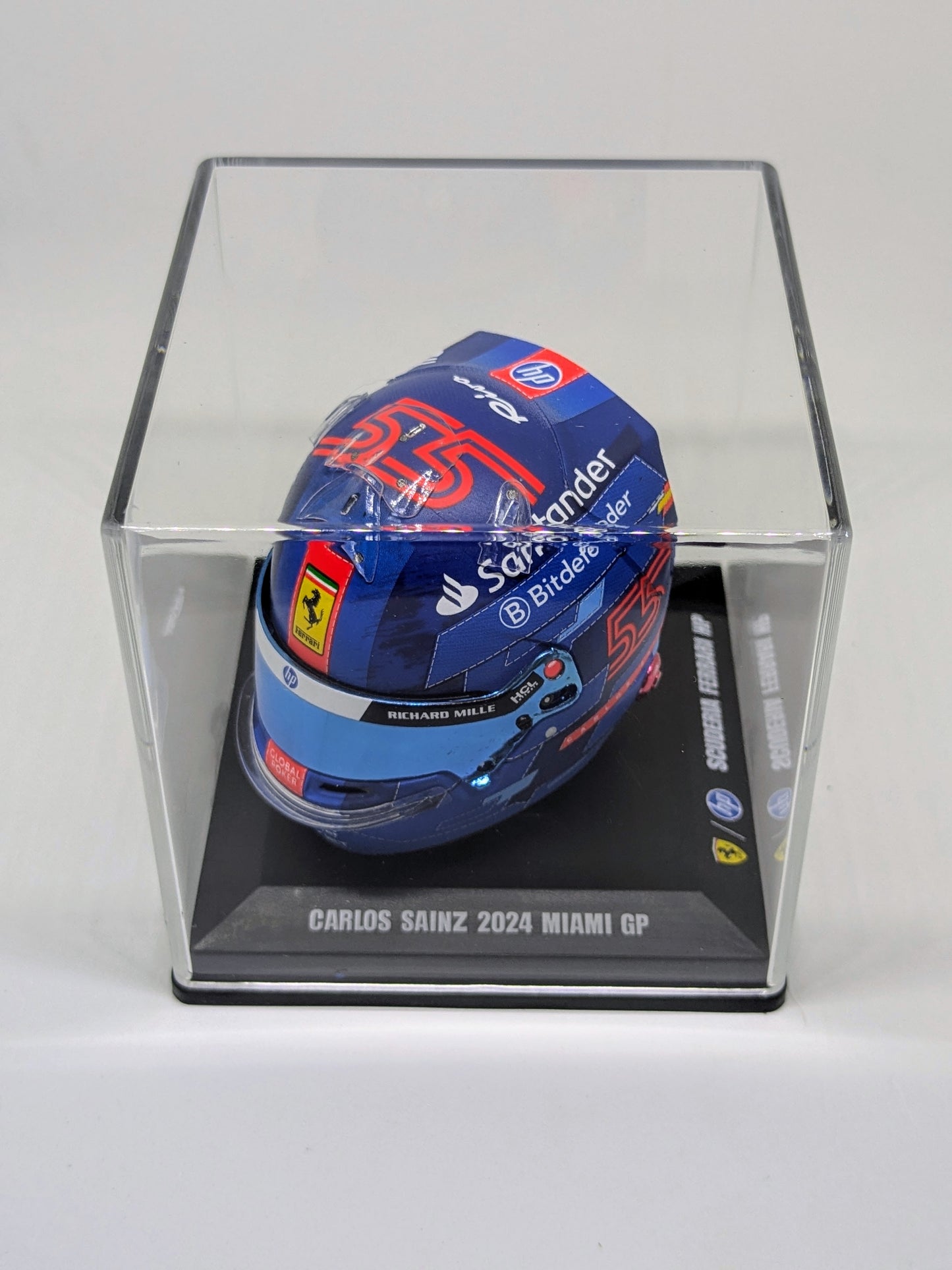 Looksmart LSHEL003 Casque 1:5 - Carlos Sainz – Scuderia Ferrari HP - Miami GP 2024