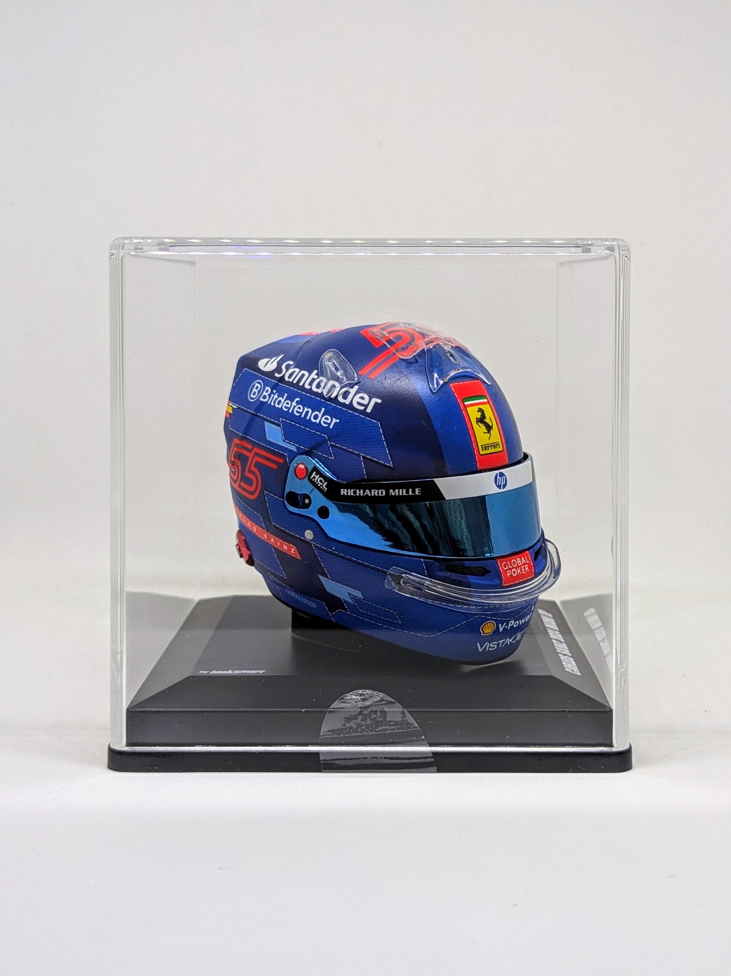 Looksmart LSHEL003 Casque 1:5 - Carlos Sainz – Scuderia Ferrari HP - Miami GP 2024