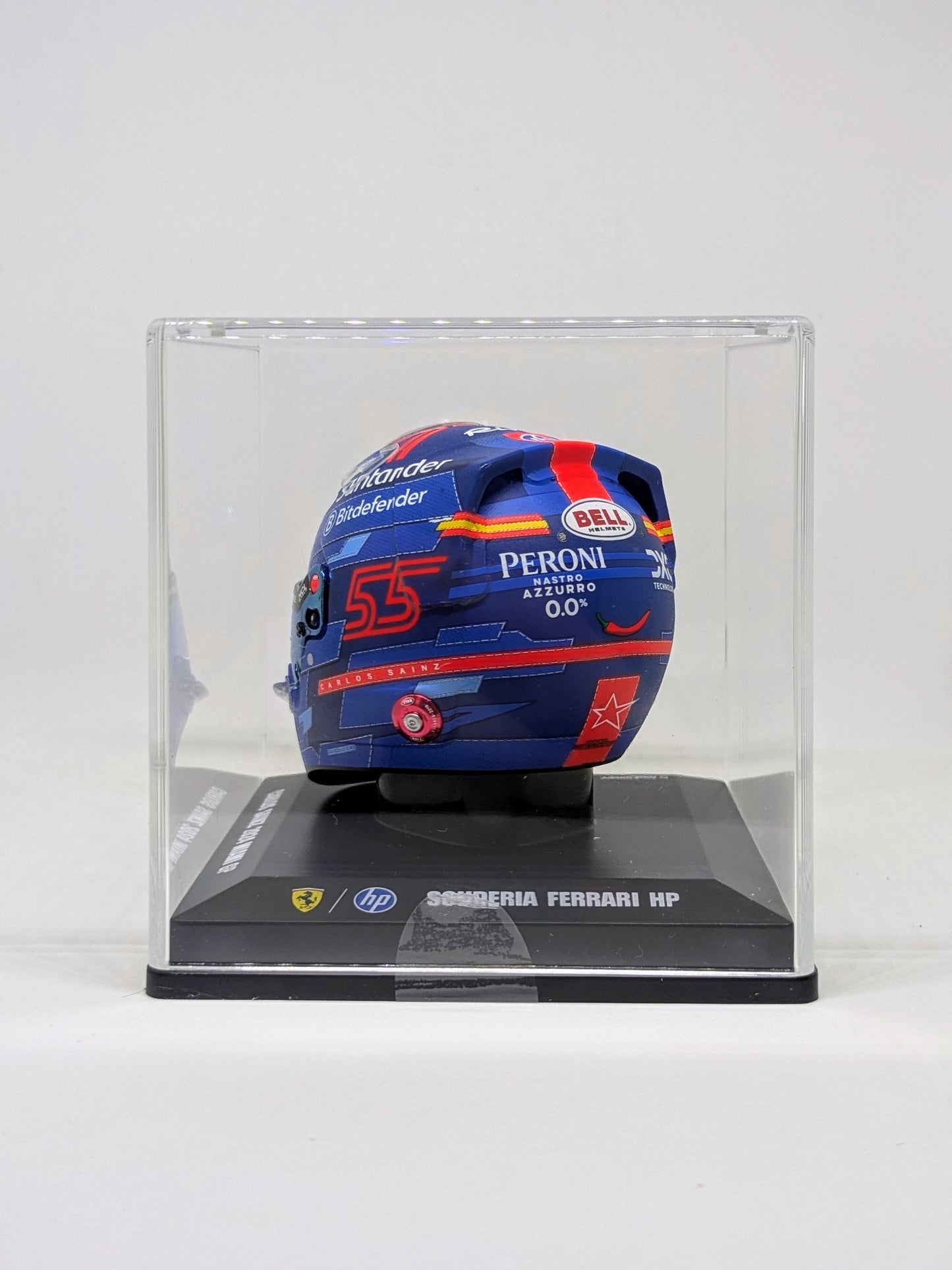 Looksmart LSHEL003 Casque 1:5 - Carlos Sainz – Scuderia Ferrari HP - Miami GP 2024