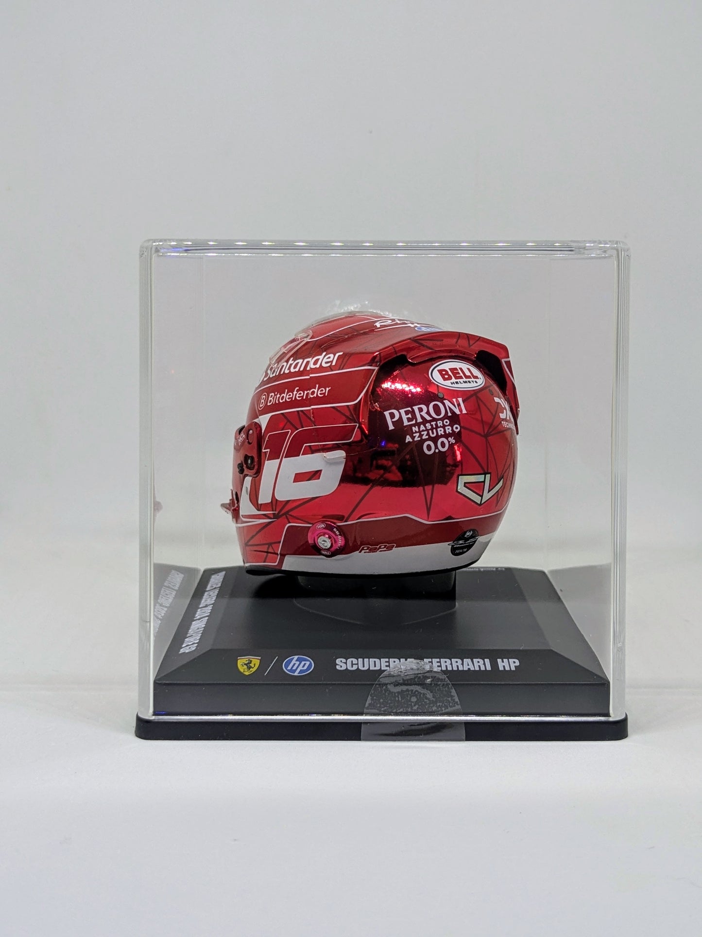 Looksmart LSHEL006 Casque 1:5 - Charles Leclerc – Scuderia Ferrari HP Singapore GP 2024