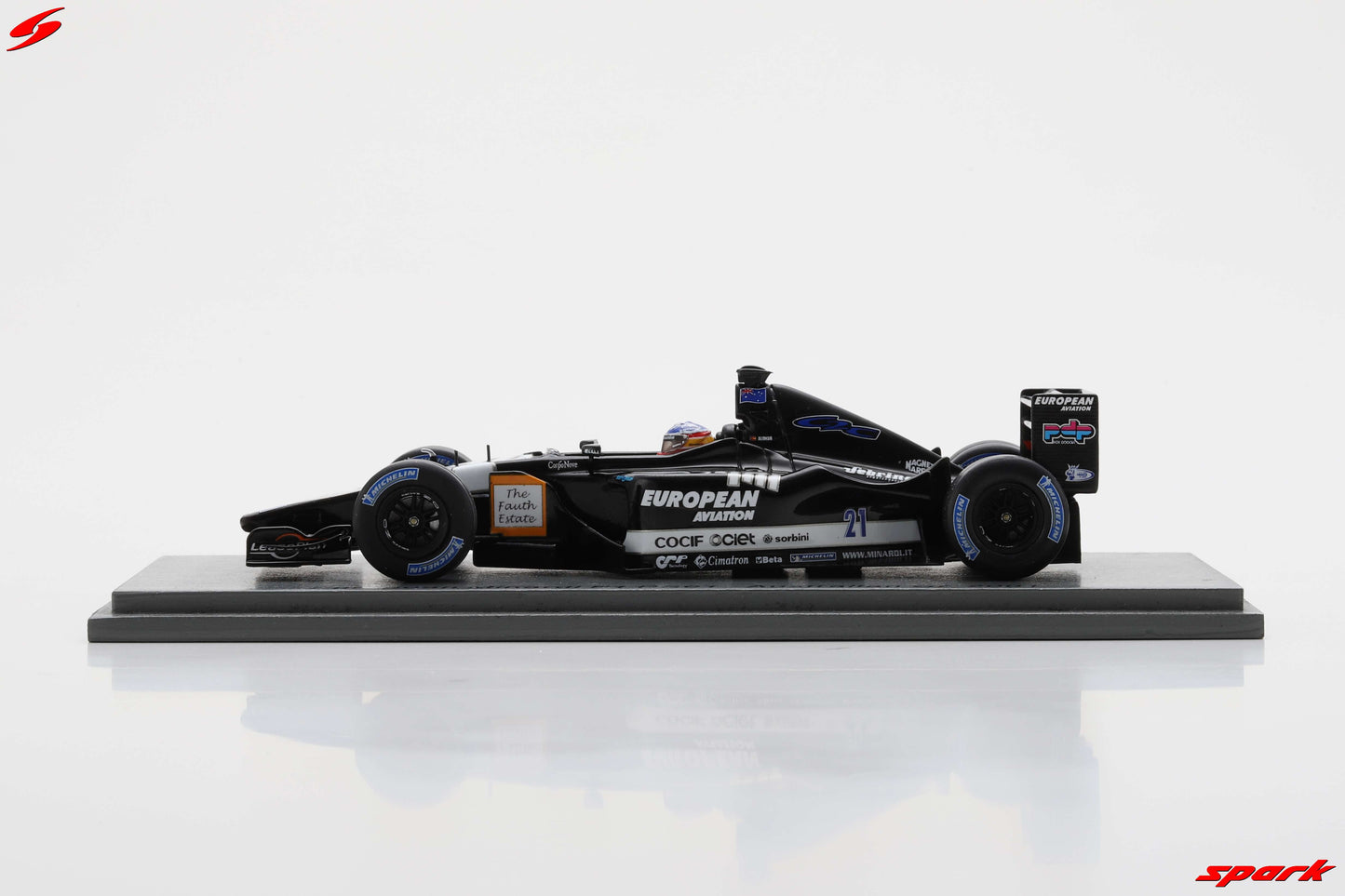 PRE-ORDER - Spark S4850 1:43 - Minardi PS01 No.21 Australian GP 2001 Fernando Alonso