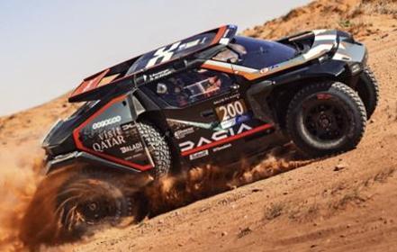 PRECOMMANDE - Spark S6040 1:43 - DACIA Sandrider N°200 The Dacia Sandriders 4th Rallye Dakar 2025 N. Al-Attiyah â E. Boulanger