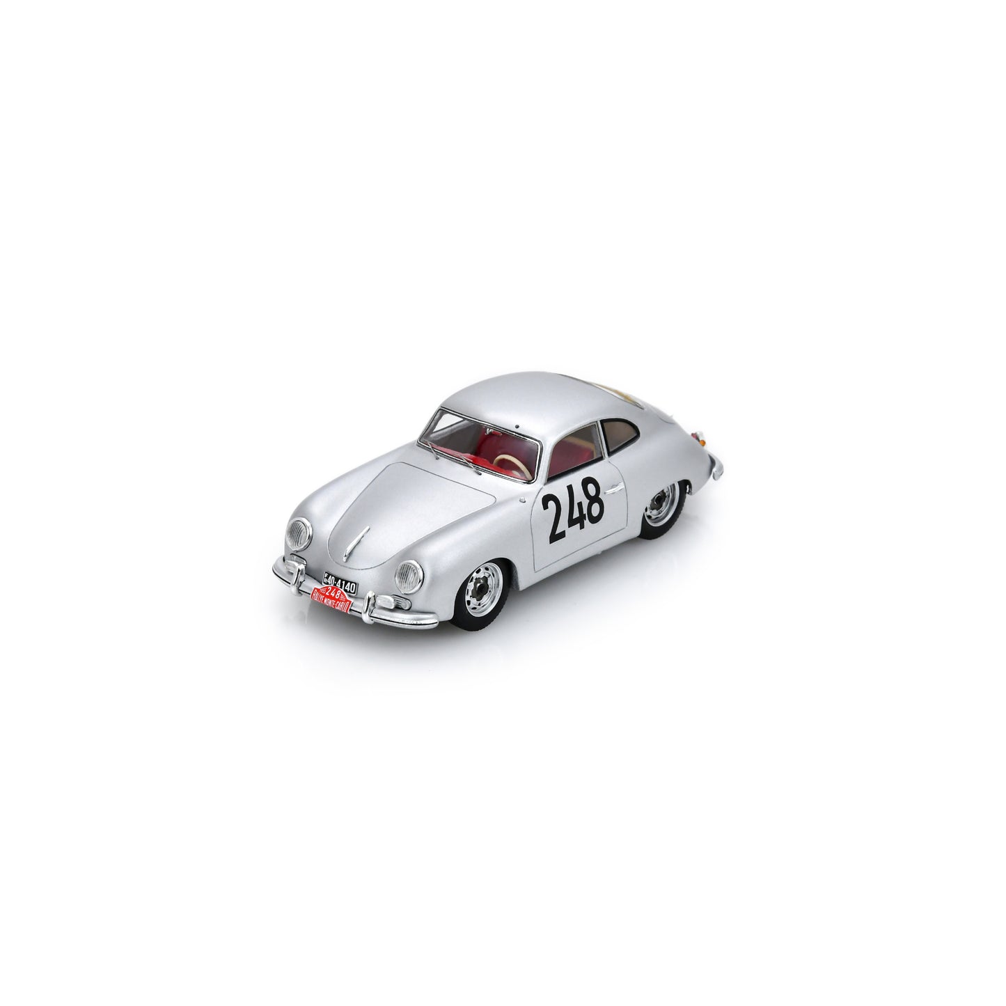 Spark S6137 1:43 - Porsche 356 1500 No.248 Rally Monte Carlo 1955 M. Nathan - H. Schellhaas
