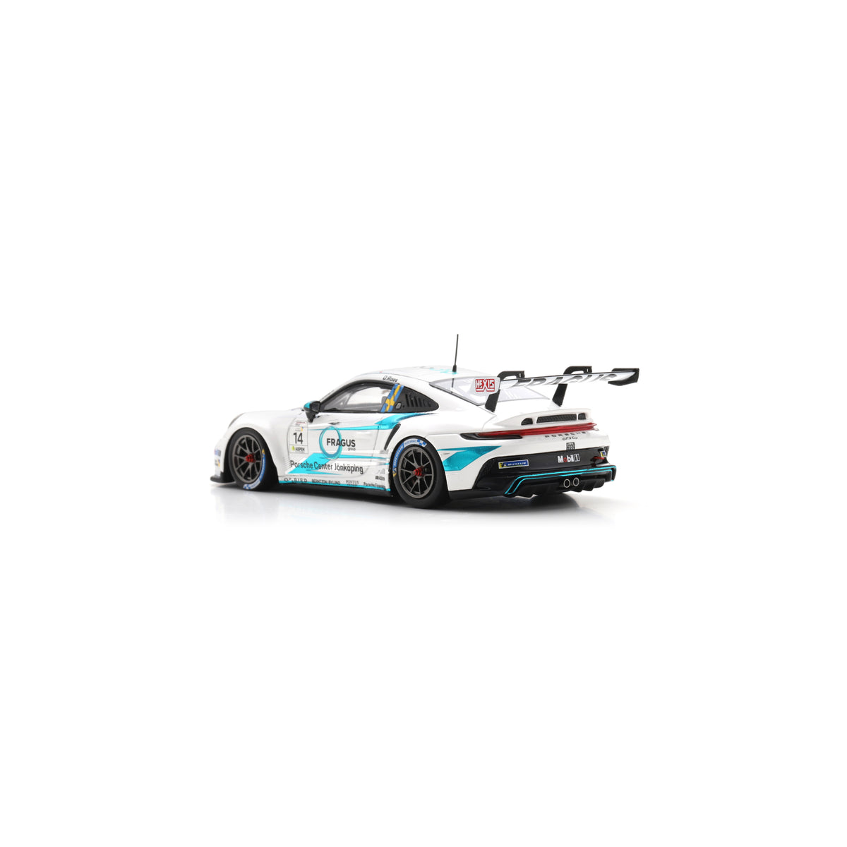 Spark S6341 1:43 - Porsche 911 GT3 Cup No.14 Porsche Carrera Cup Scandinavia Champion 2025 Daniel Ros