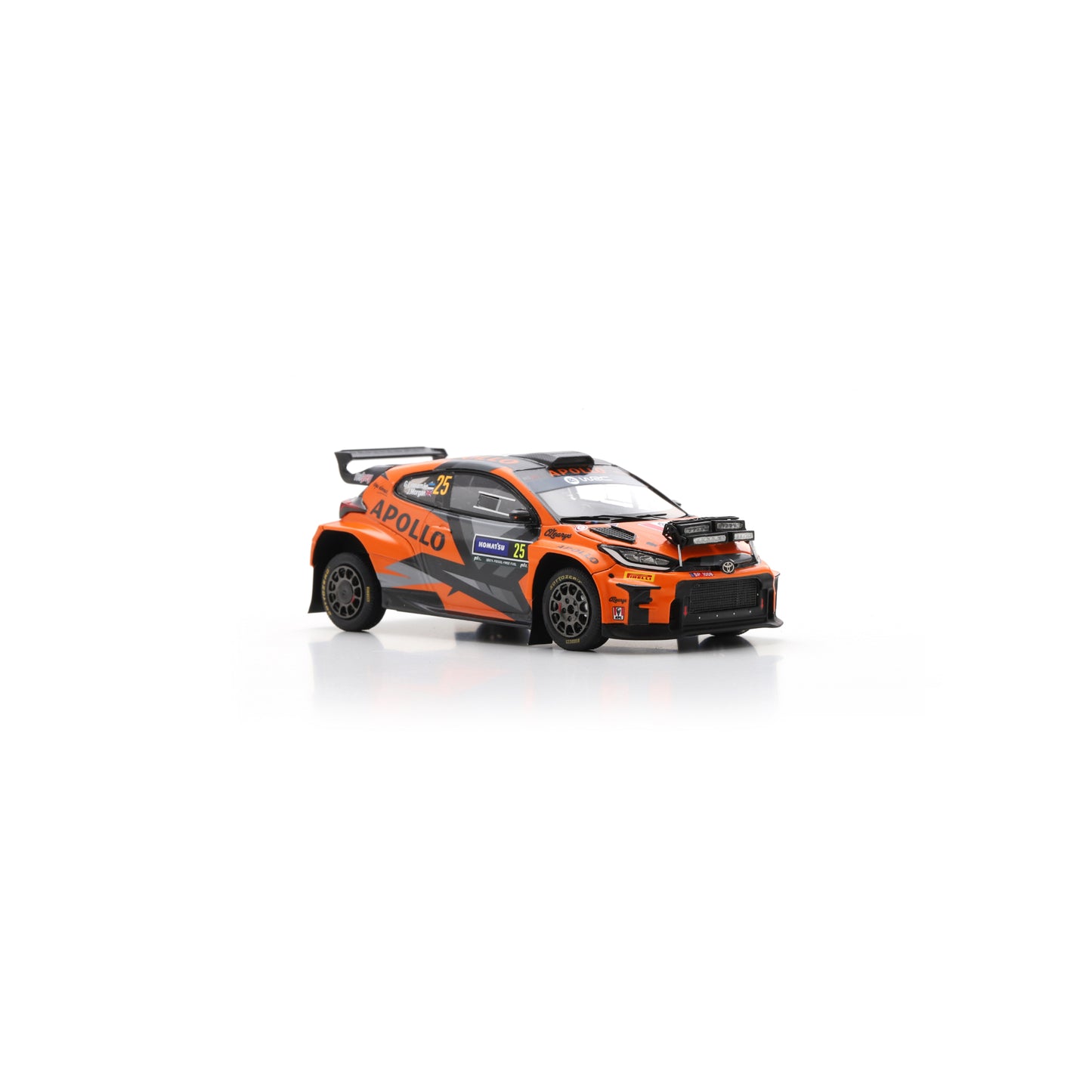 Spark S6871 1:43 - TOYOTA GR Yaris Rally 2 No.25 Red Grey Team 3rd RC2 Rally Sweden 2024 G. Linnamae - J. Morgan