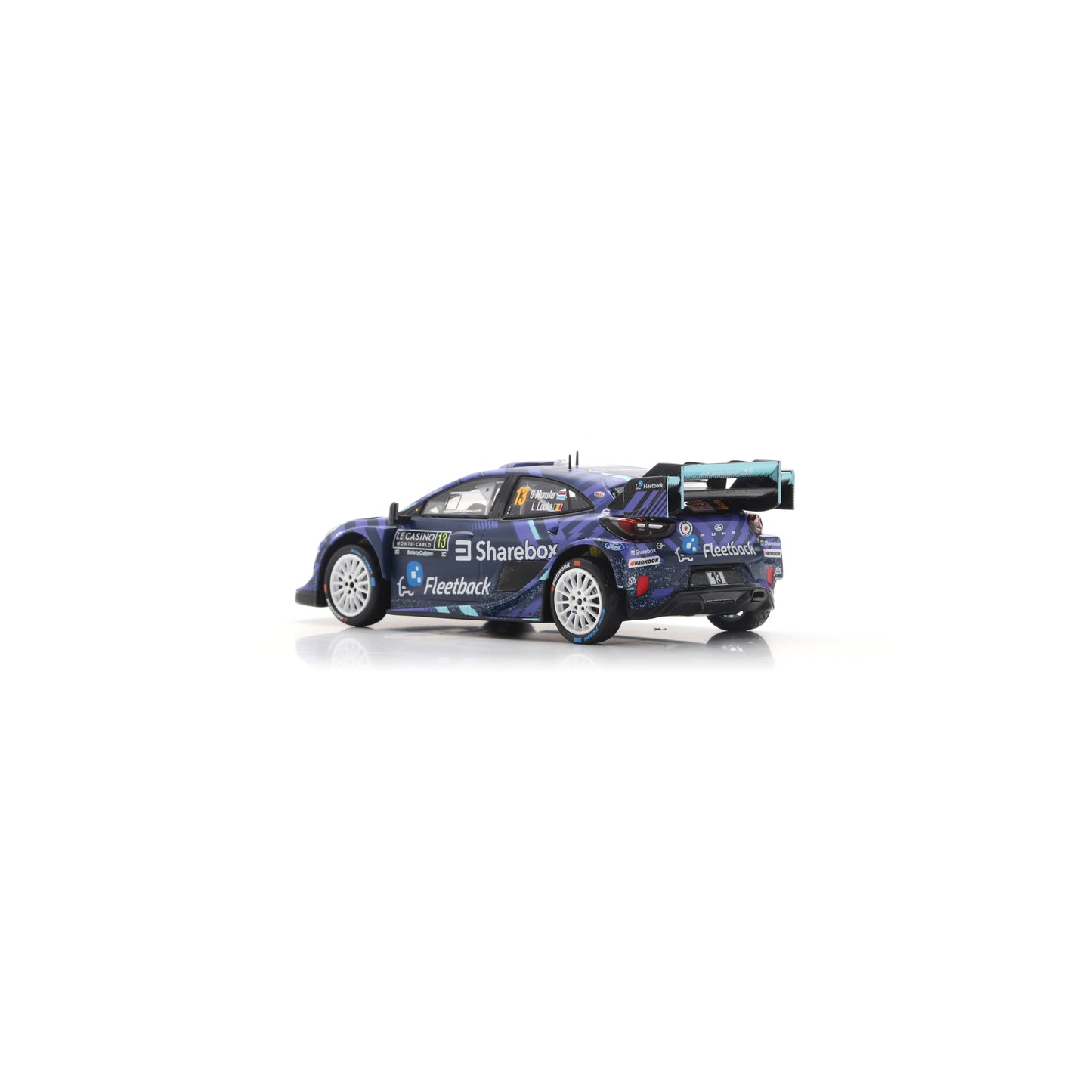 Spark S6919 1:43 - FORD Puma Rally1 N°13 M-SPORT FORD WORLD RALLY TEAM Rallye Monte Carlo 2026 G. Munster - L. Louka