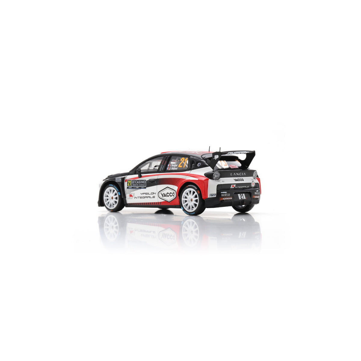 Spark S6923 1:43 - LANCIA Ypsilon HF N°21 LANCIA CORSE HF Rallye Monte Carlo 2026 Y. Rossel - A. Dunand