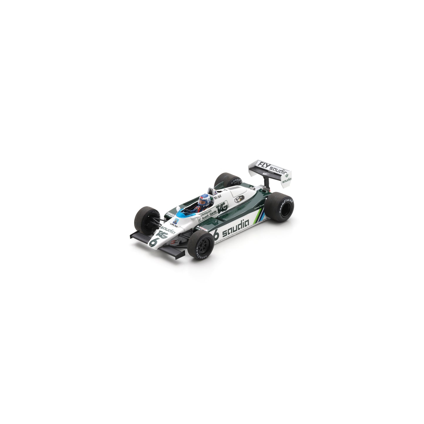 Spark S7498 1/43 - Williams FW08 No.6 Winner Swiss GP 1982 Keke Rosberg
