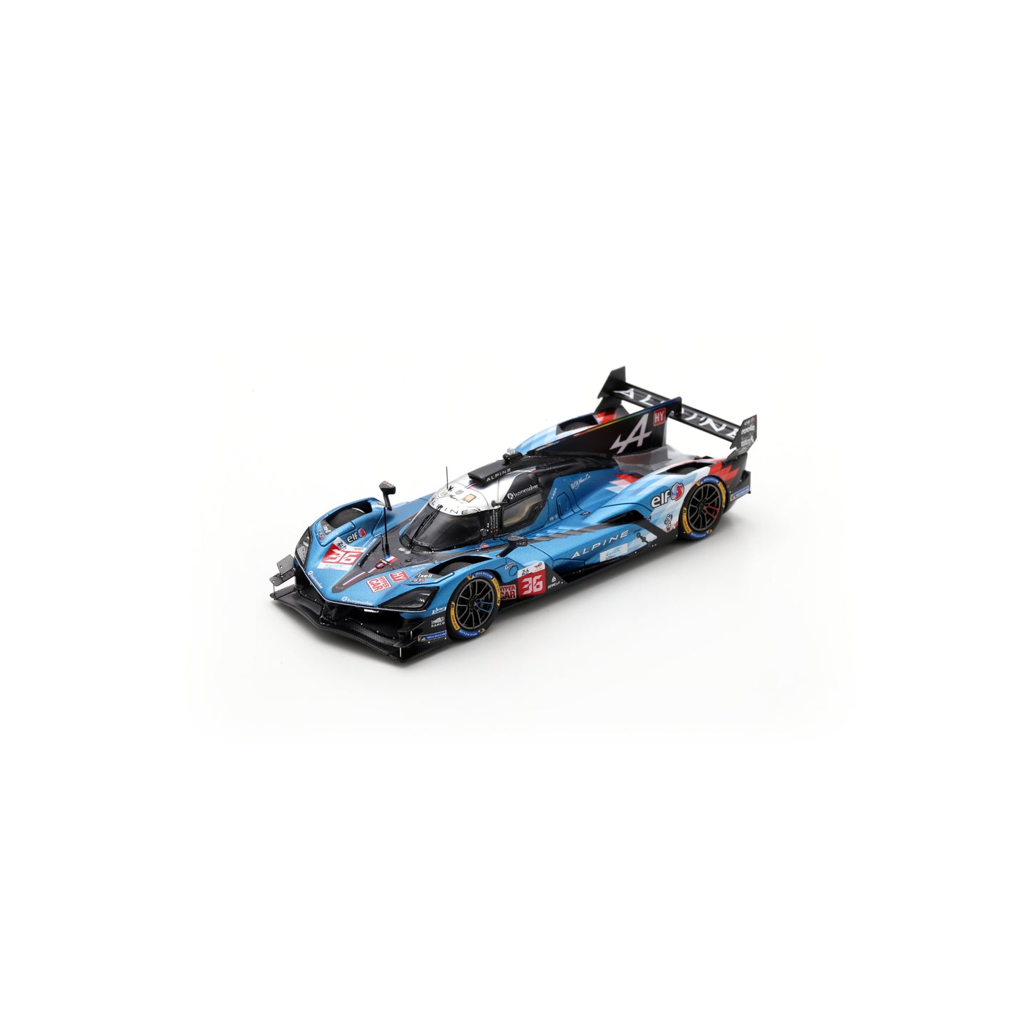 Spark S9123 1:43 - Alpine A424 No.36 ALPINE ENDURANCE TEAM Le Mans 24H 2024 N. Lapierre - M. Vaxivière - M. Schumacher