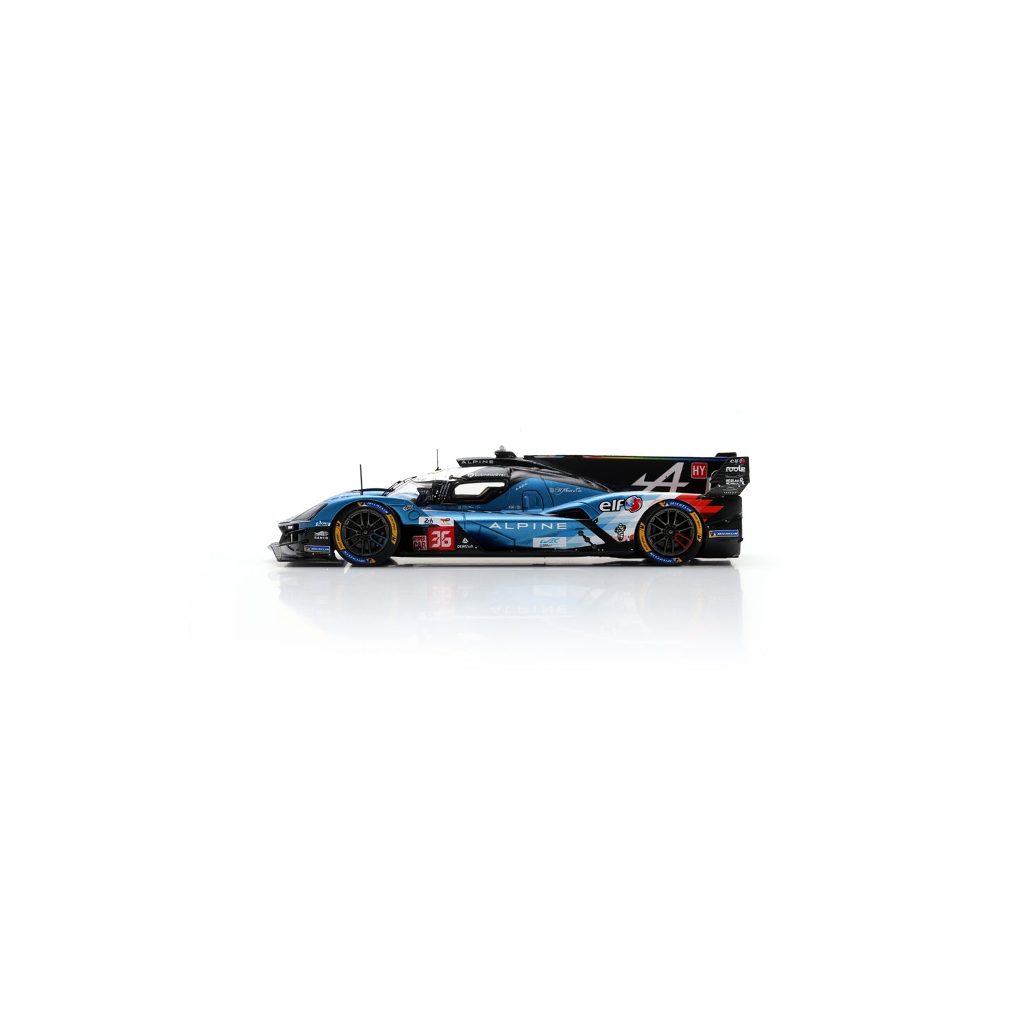Spark S9123 1:43 - Alpine A424 No.36 ALPINE ENDURANCE TEAM Le Mans 24H 2024 N. Lapierre - M. Vaxivière - M. Schumacher